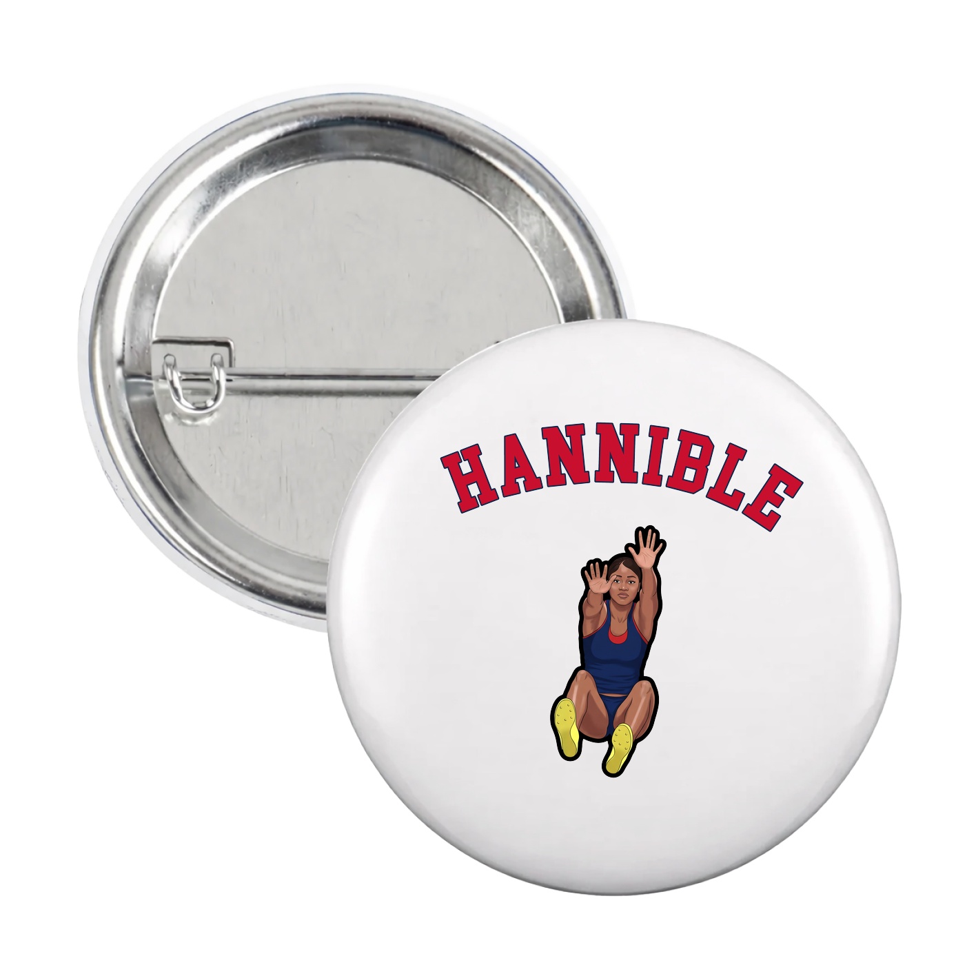 Game Day Button — Shirsey Arch in White