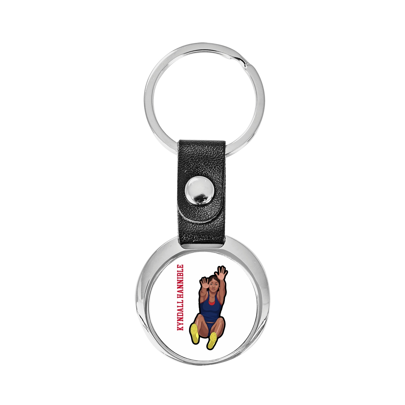 Key Chain — Name Vertical in Classic