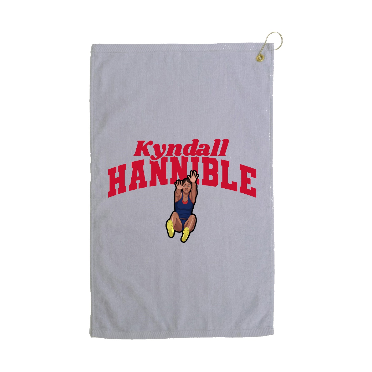 Golf Towel — Signature Arch in Grey