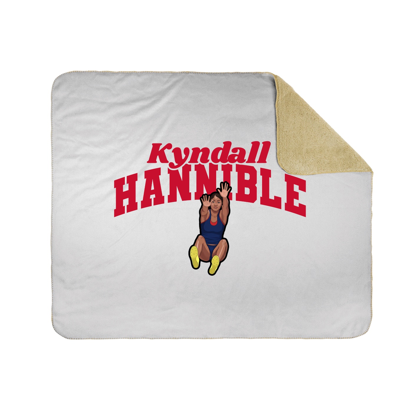 Throw Blanket — Signature Arch in White