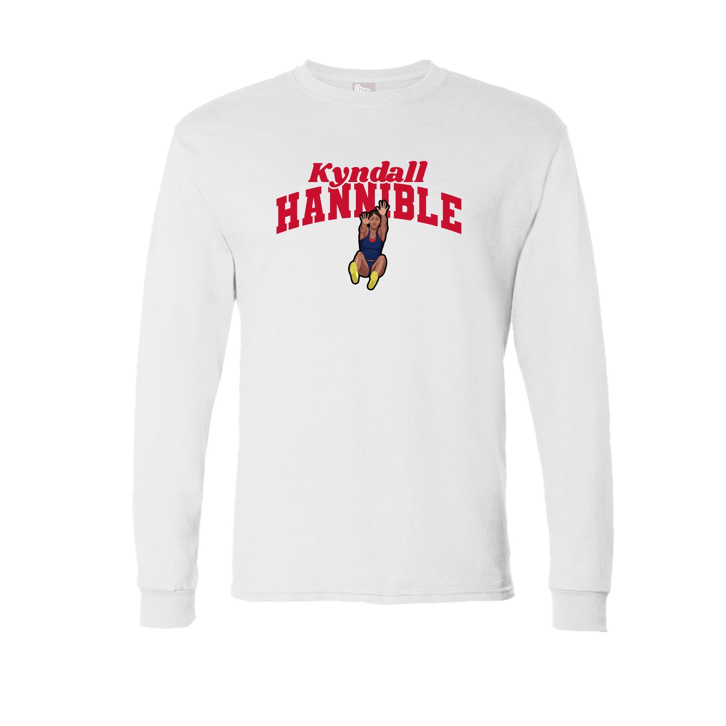 Long Sleeve Tee — Signature Arch in White