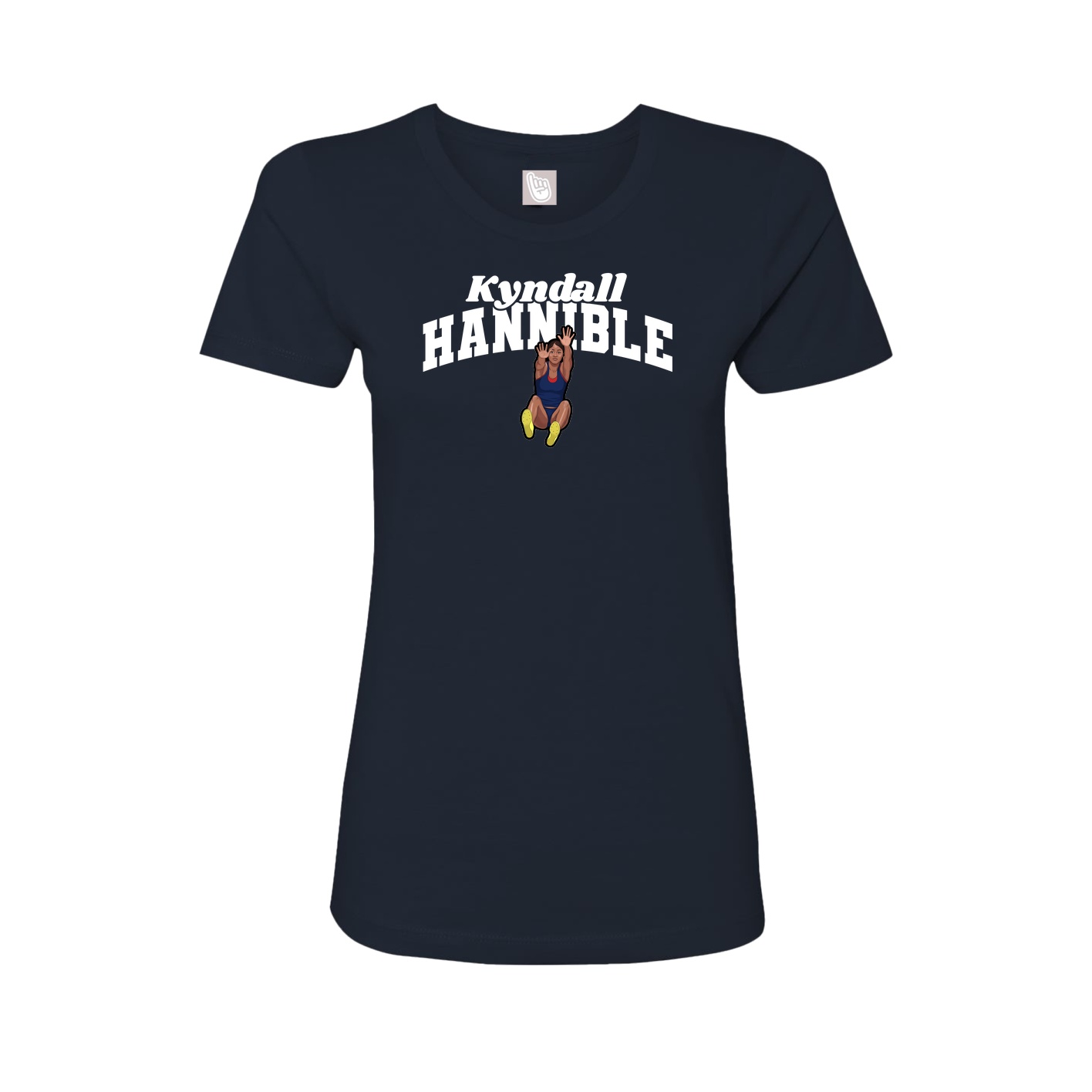 Womens Tee — Signature Arch in Navy