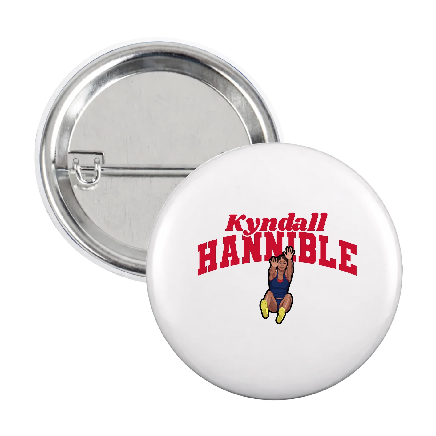 Game Day Button — Signature Arch in White