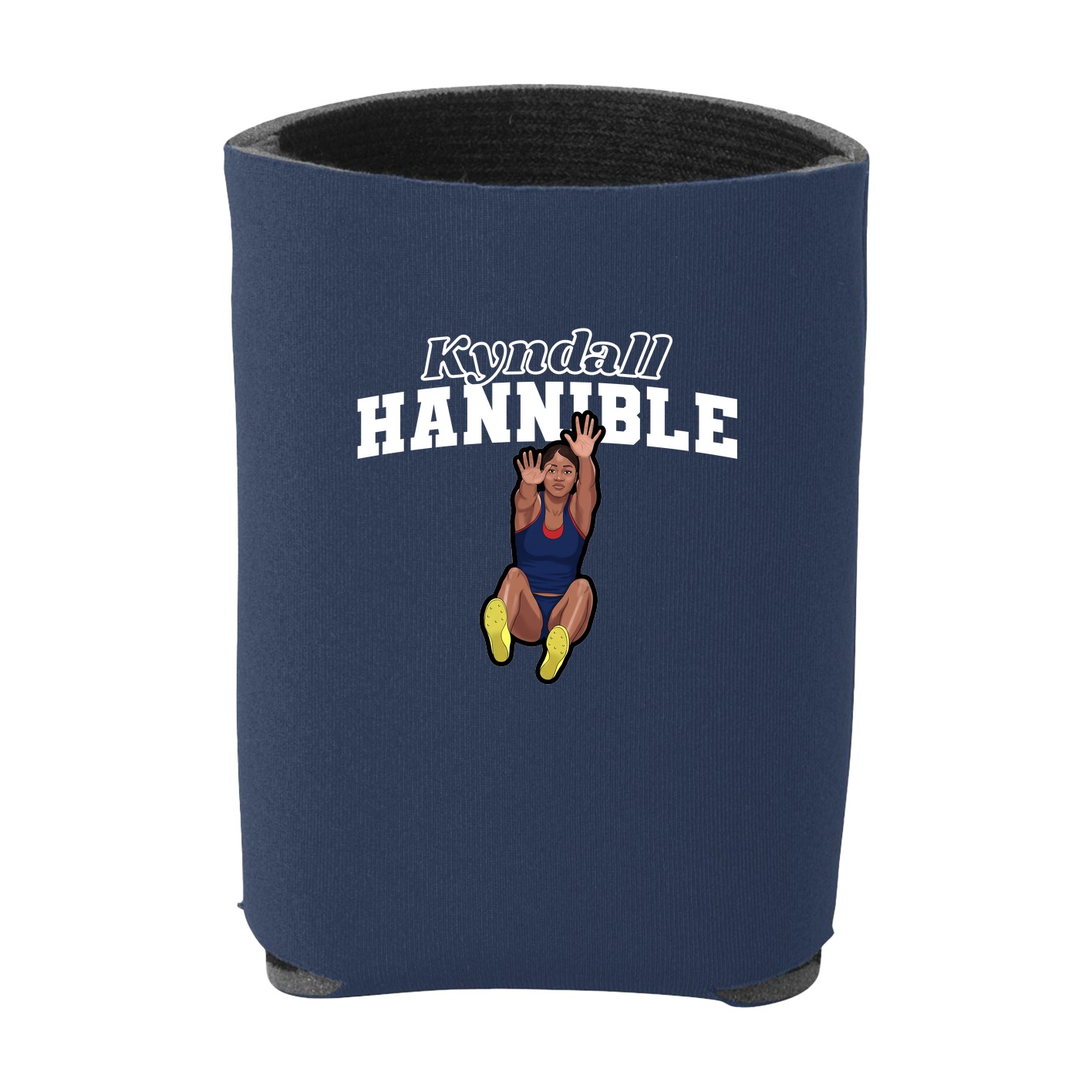 Can Holder — Name Arch in Navy