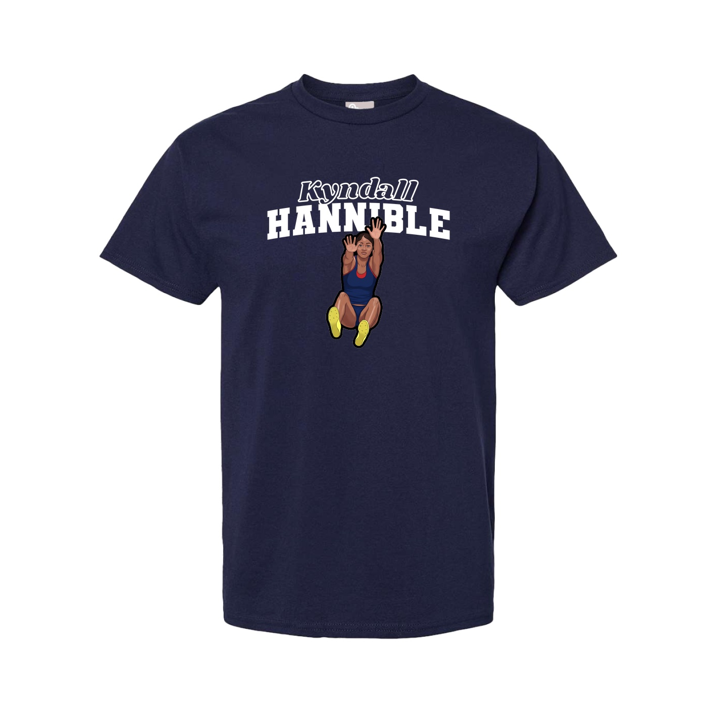 Tee — Name Arch in Navy