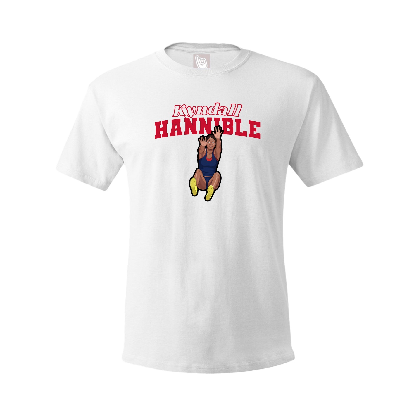 Tee — Name Arch in White