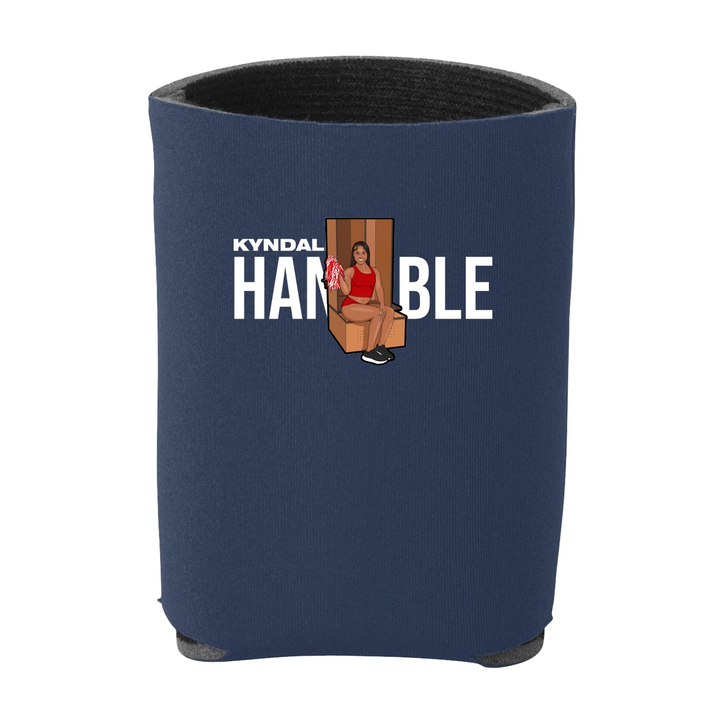 Can Holder — Player Name in Navy