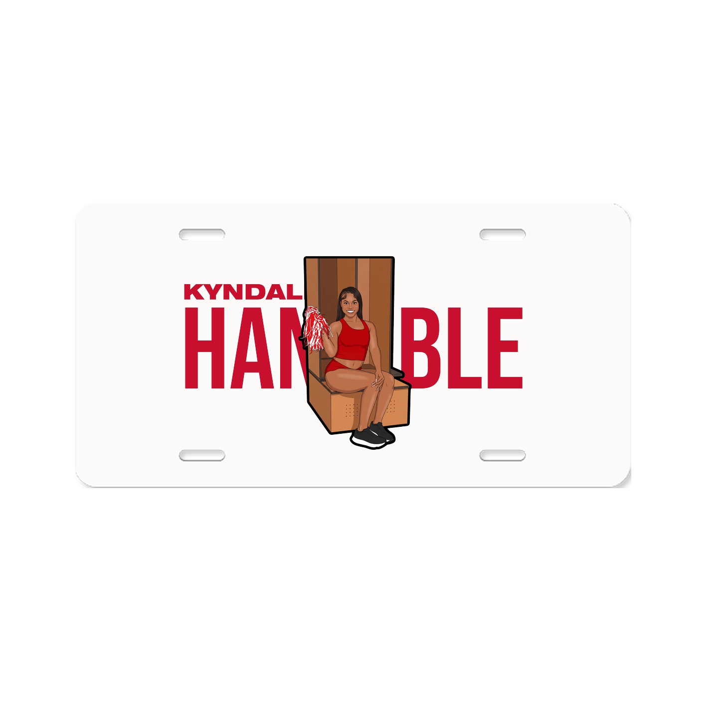 License Plate — Player Name in Classic
