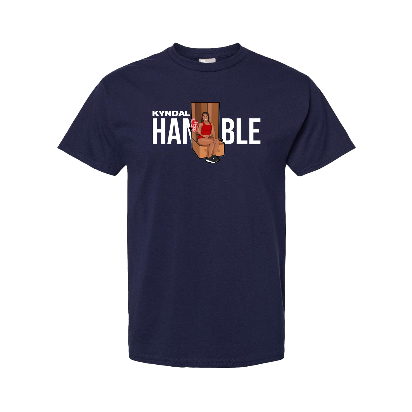 Tee — Player Name in Navy