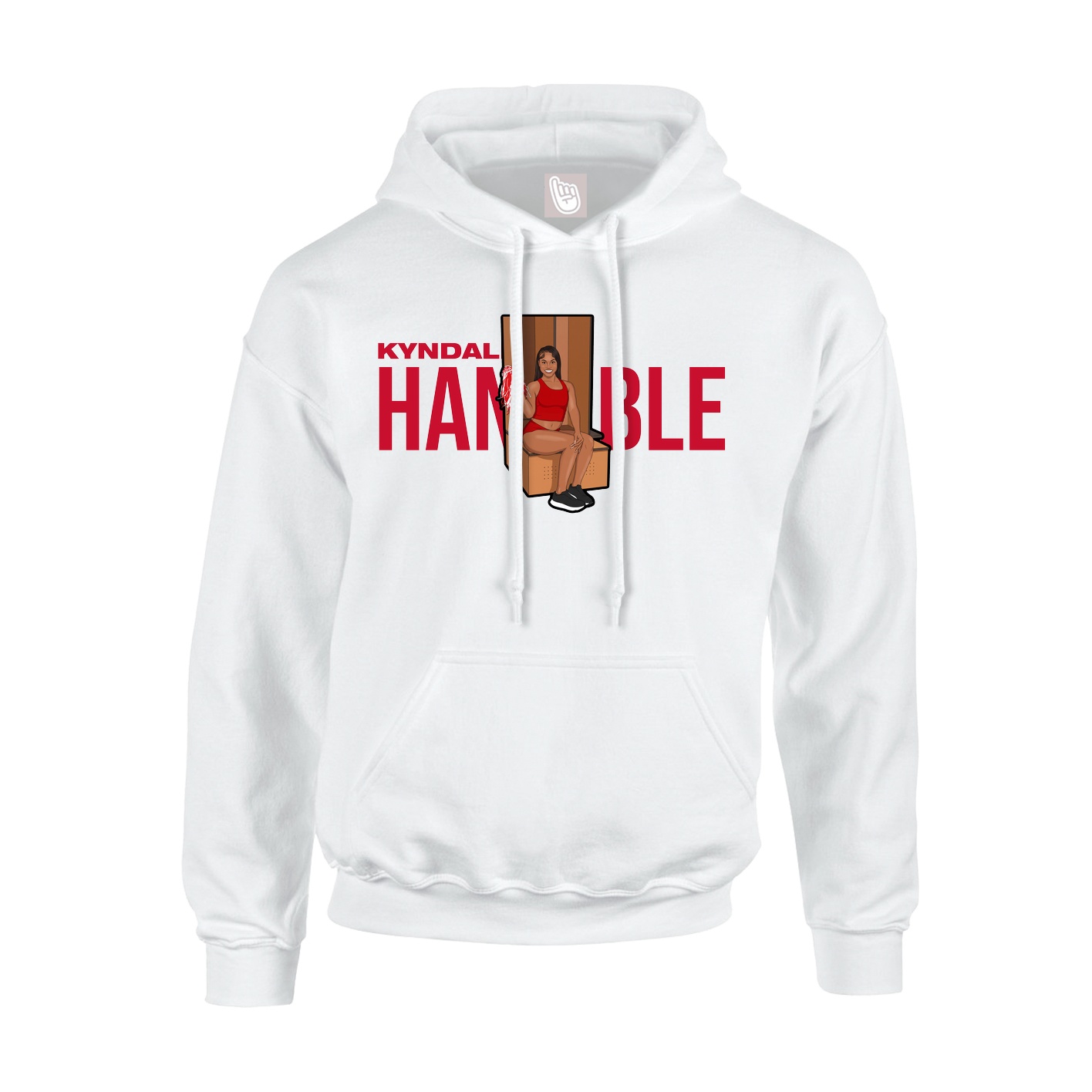 Hoodie — Player Name in White