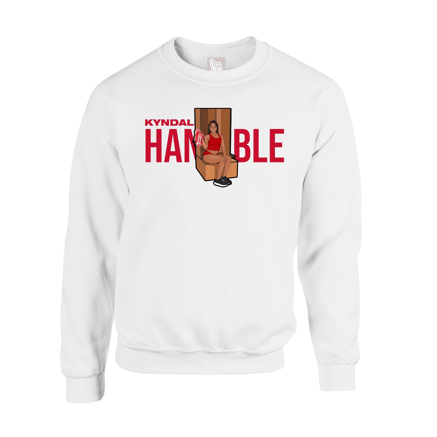 Fleece Crew — Player Name in White