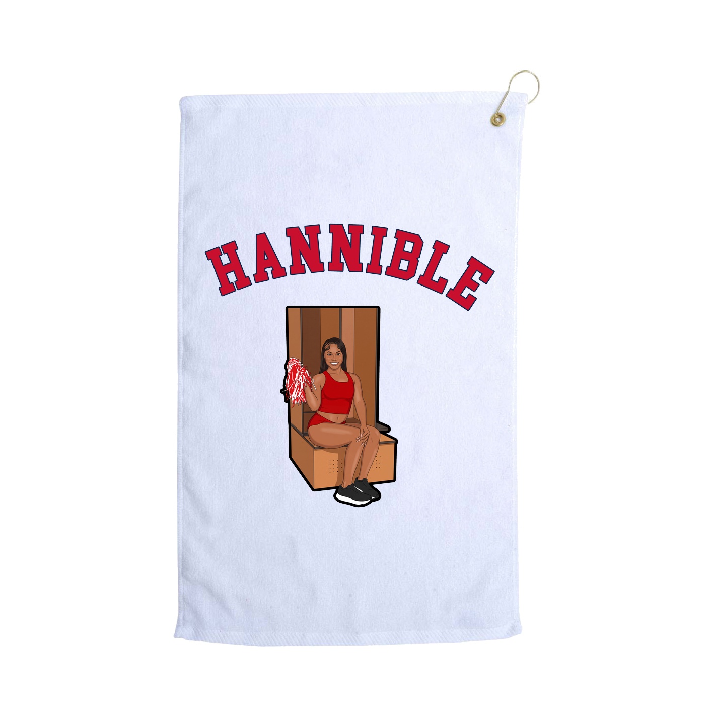 Golf Towel — Shirsey Arch in White