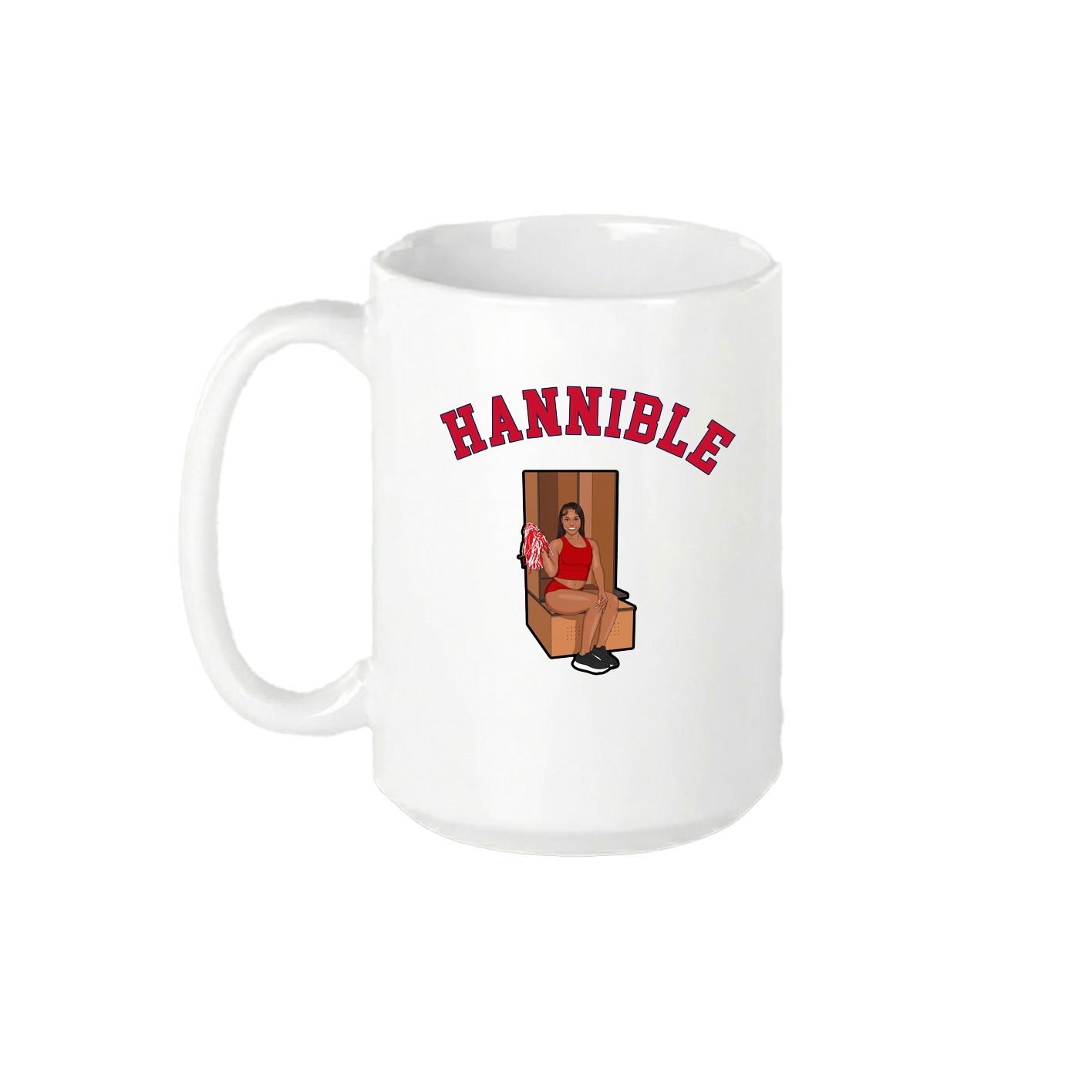15oz Coffee Mug — Shirsey Arch in White