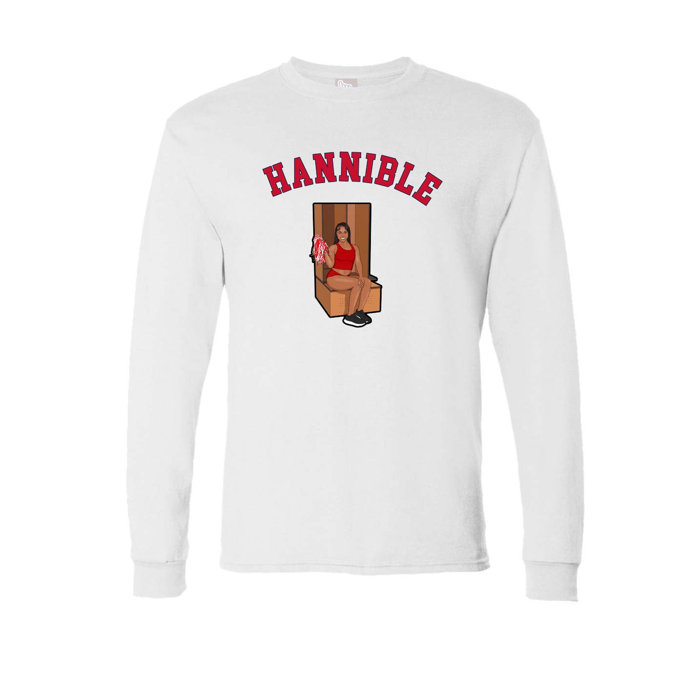 Long Sleeve Tee — Shirsey Arch in White