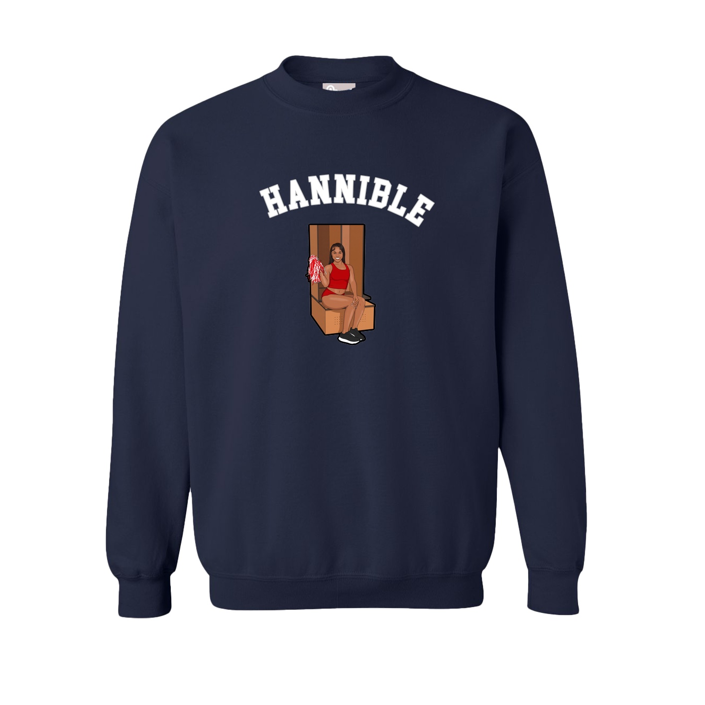 Fleece Crew — Shirsey Arch in Navy