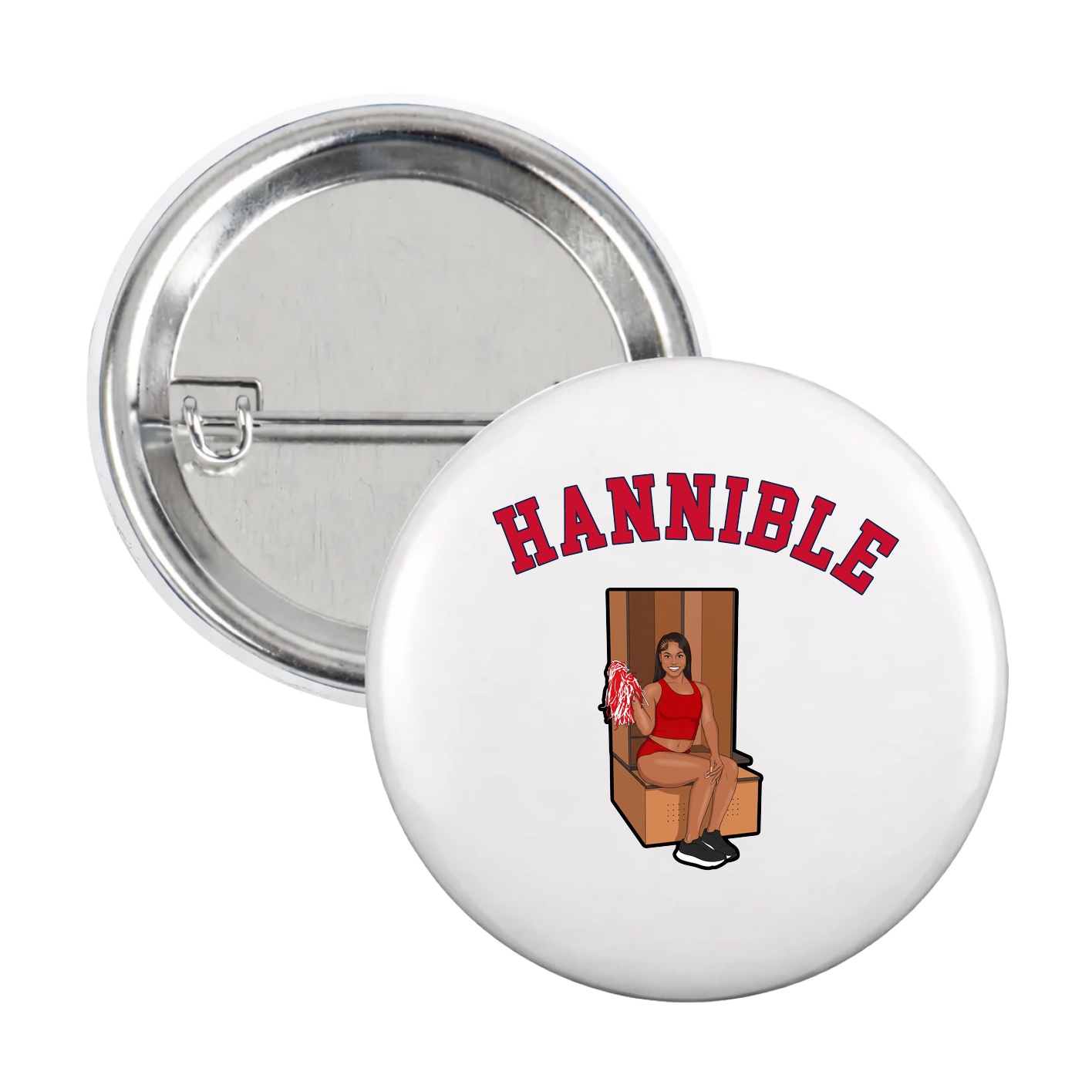 Game Day Button — Shirsey Arch in White