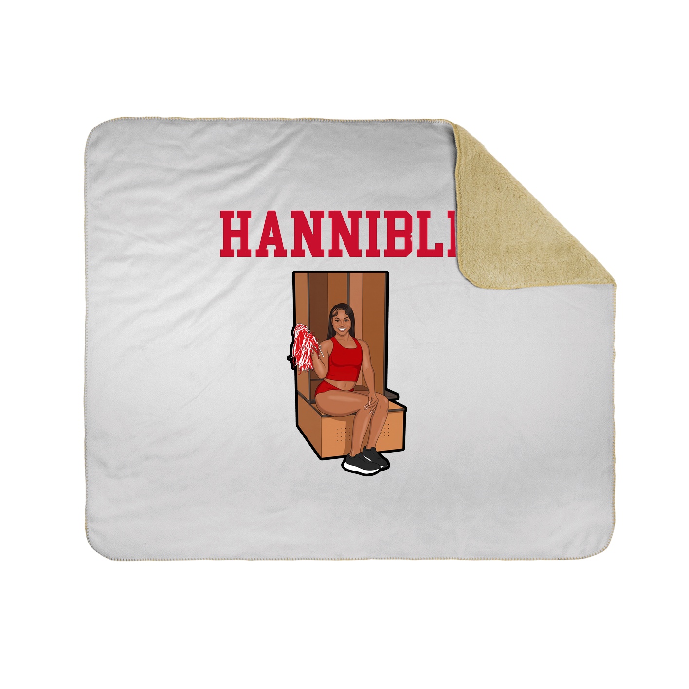 Throw Blanket — Shirsey in White