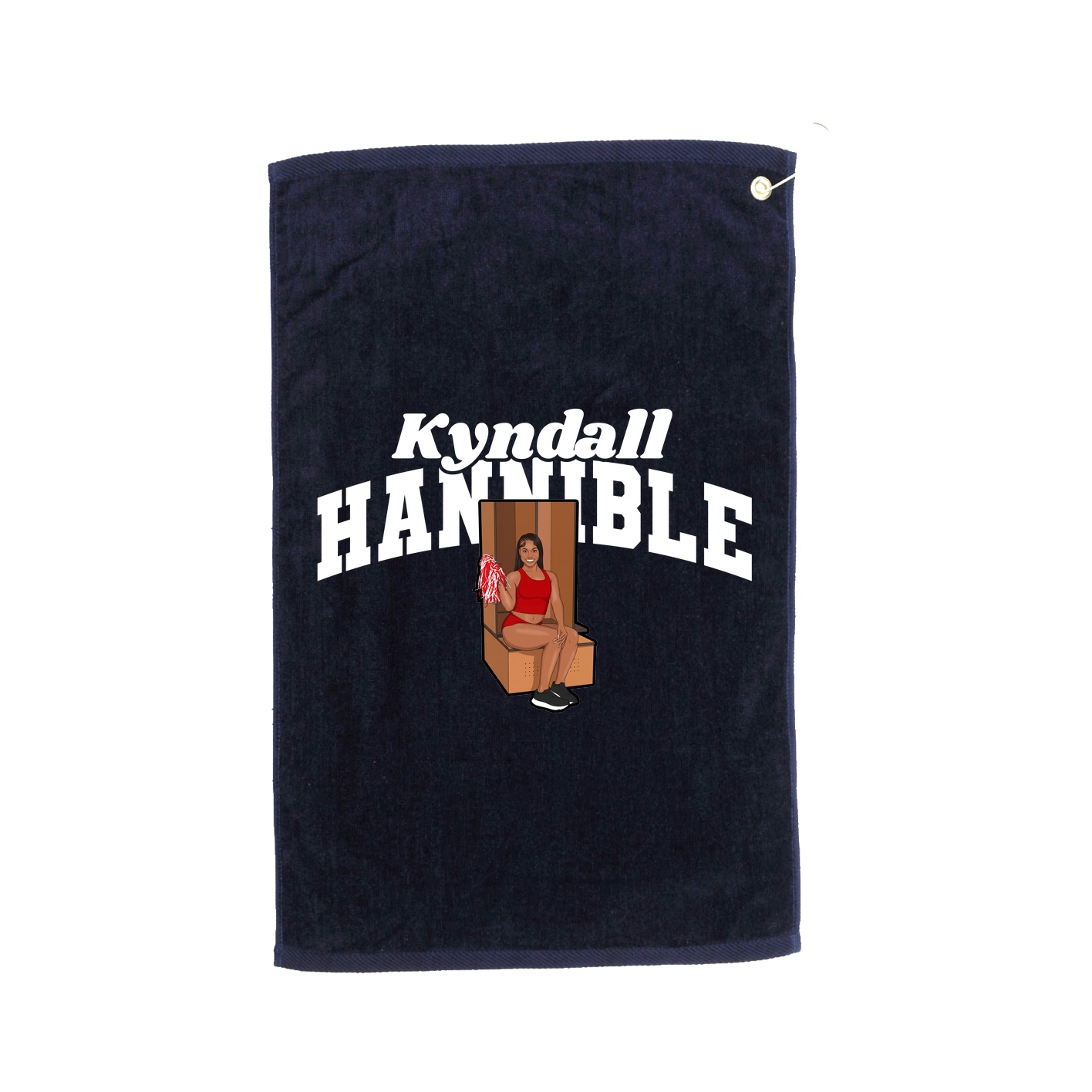Golf Towel — Signature Arch in Navy