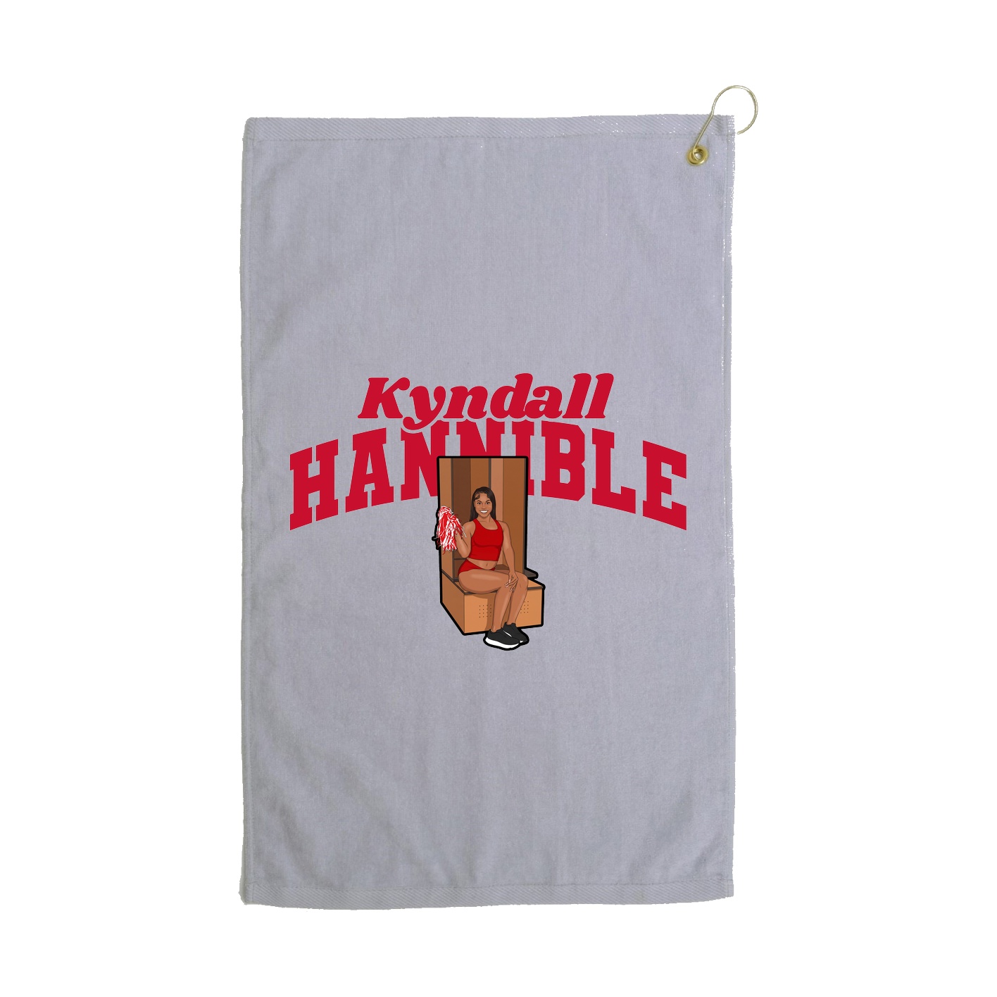 Golf Towel — Signature Arch in Grey