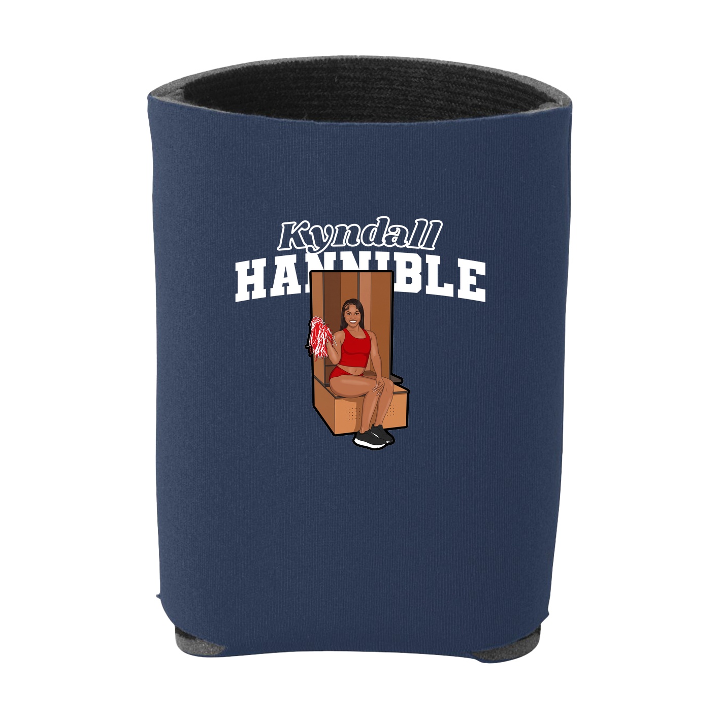 Can Holder — Name Arch in Navy