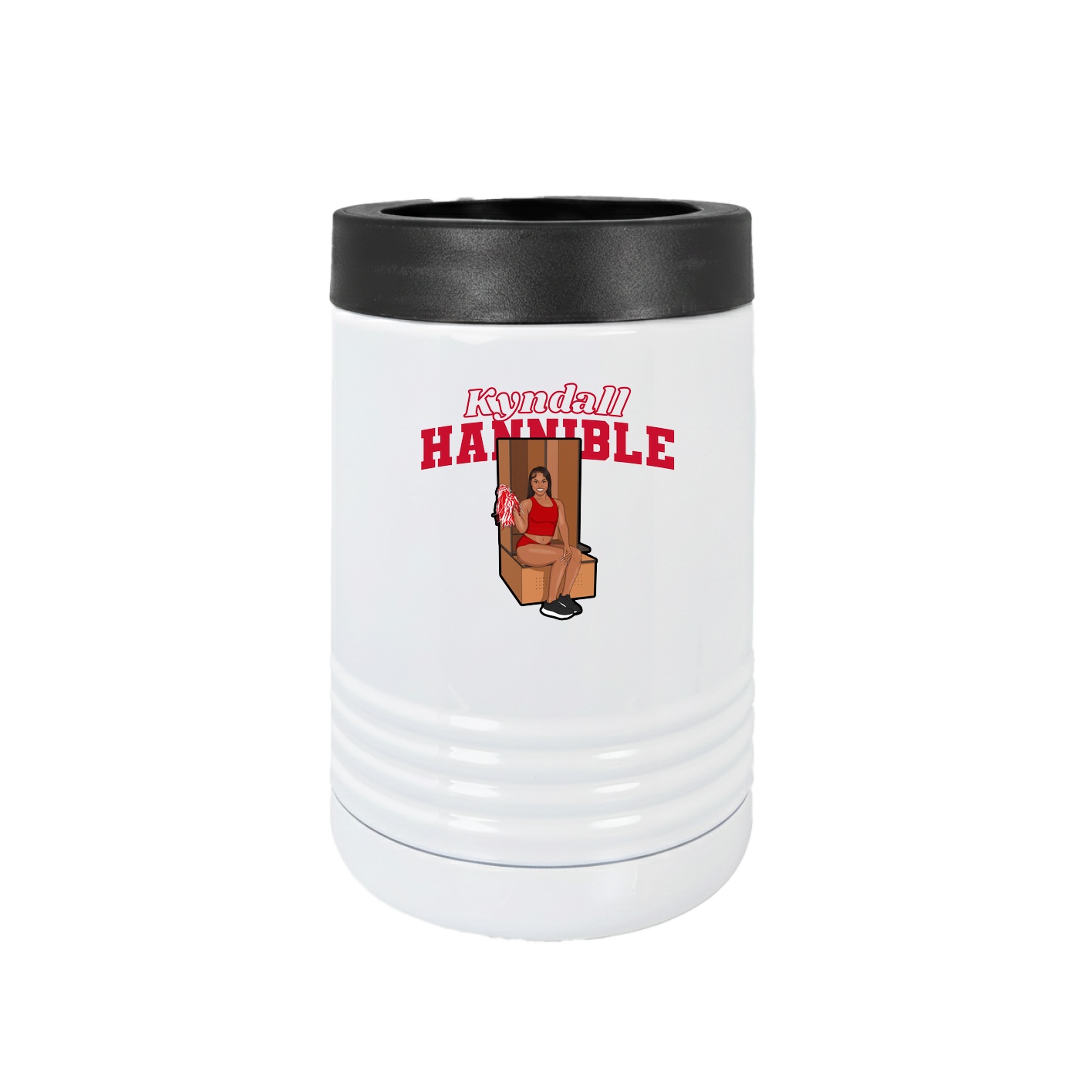 Beverage Holder — Name Arch in White