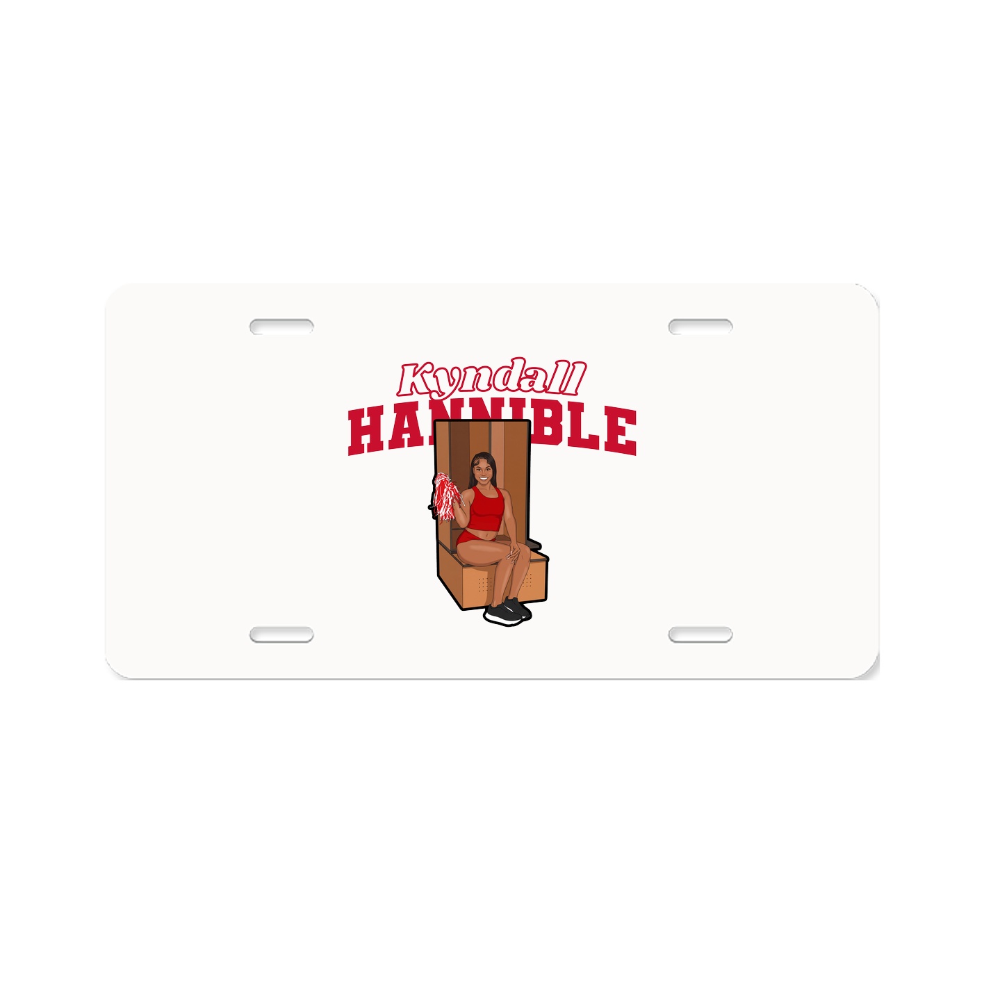 License Plate — Name Arch in Classic