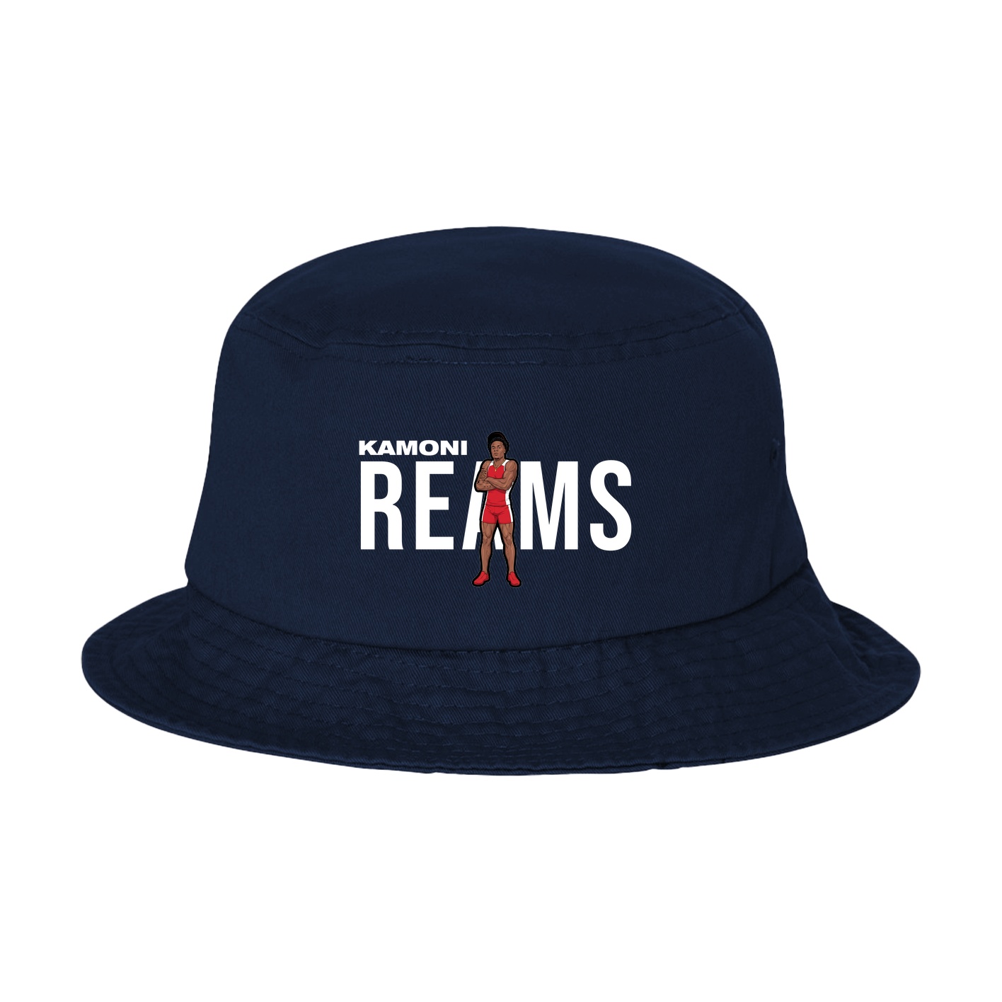 Bucket Cap — Player Name in Navy