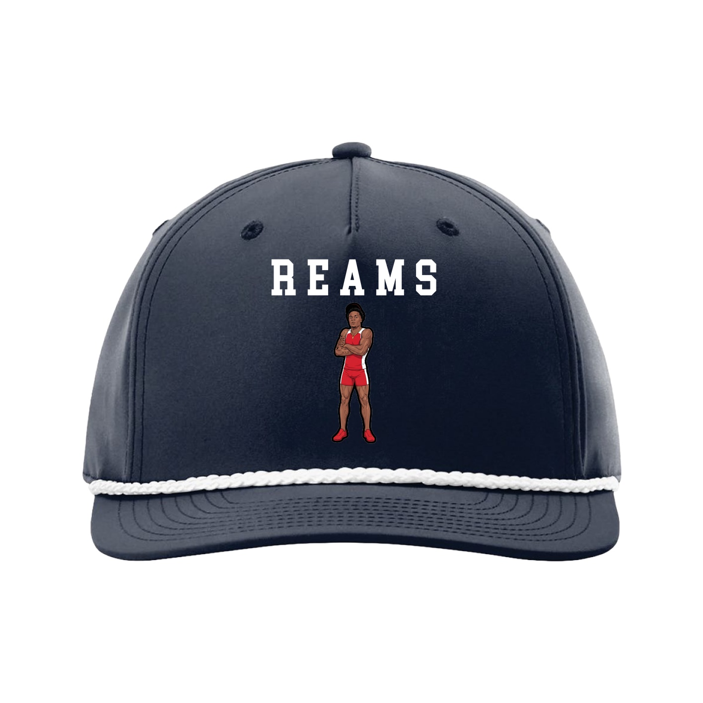 Five-Panel Classic Rope Cap — Shirsey in Navy