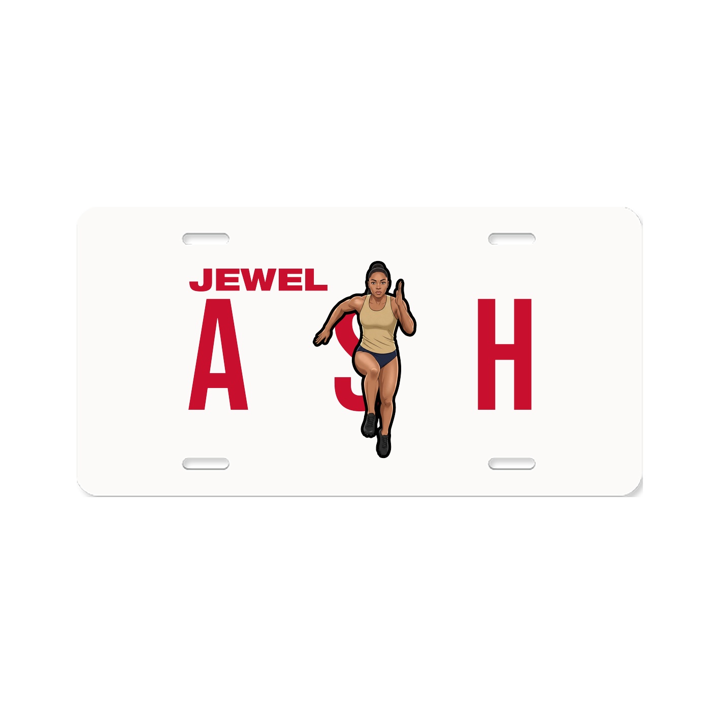 License Plate — Player Name in Classic
