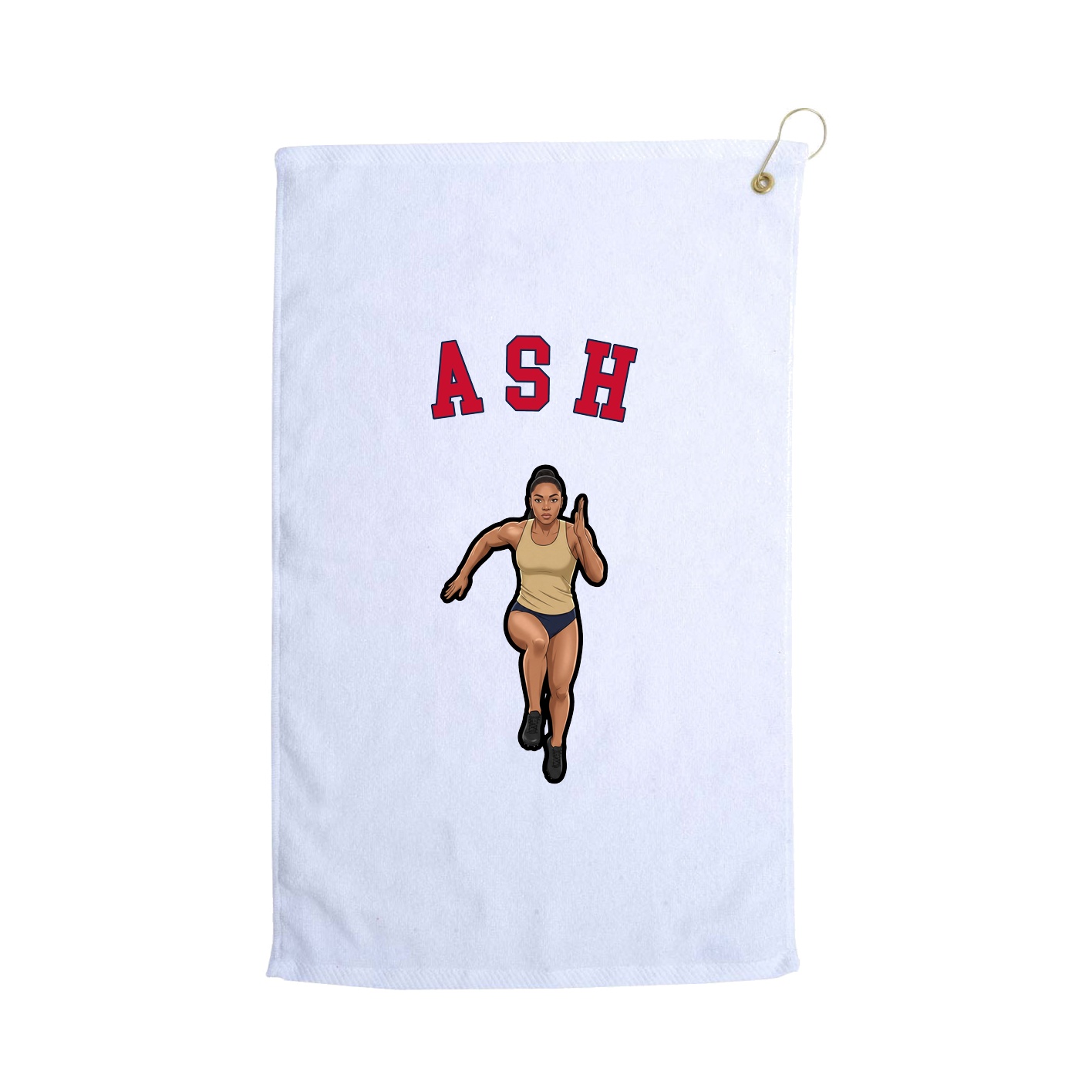 Golf Towel — Shirsey Arch in White