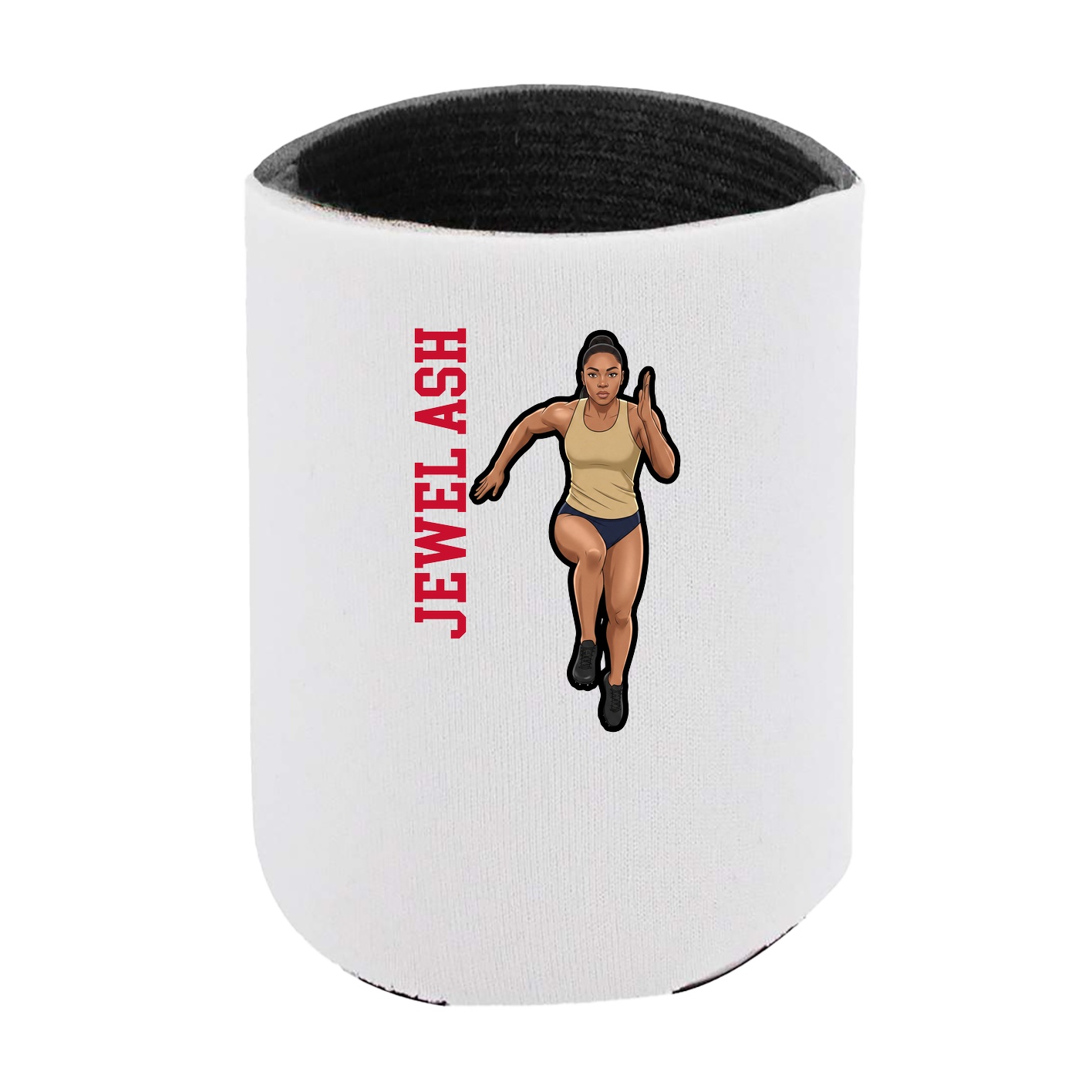 Can Holder — Name Vertical in White
