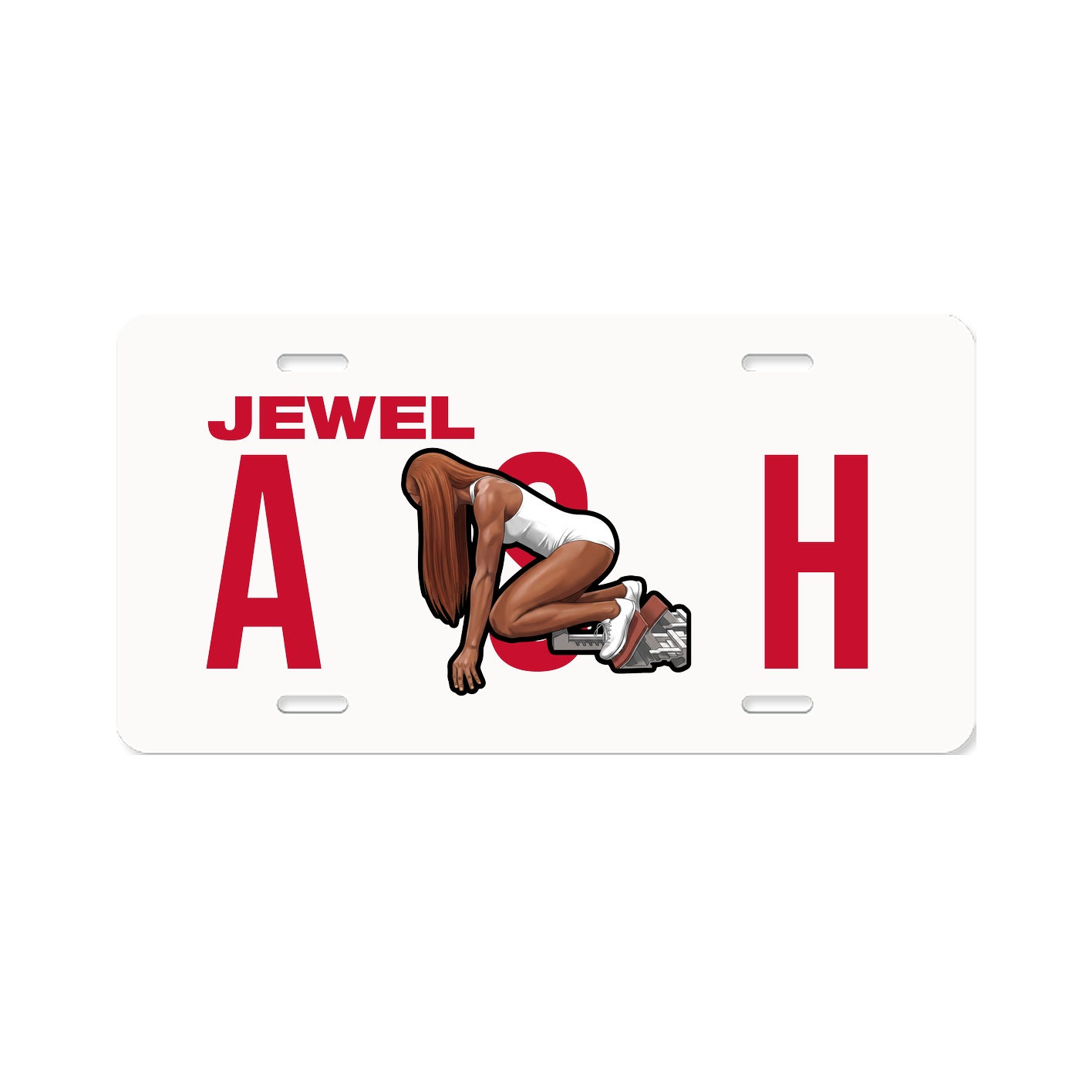 License Plate — Player Name in Classic