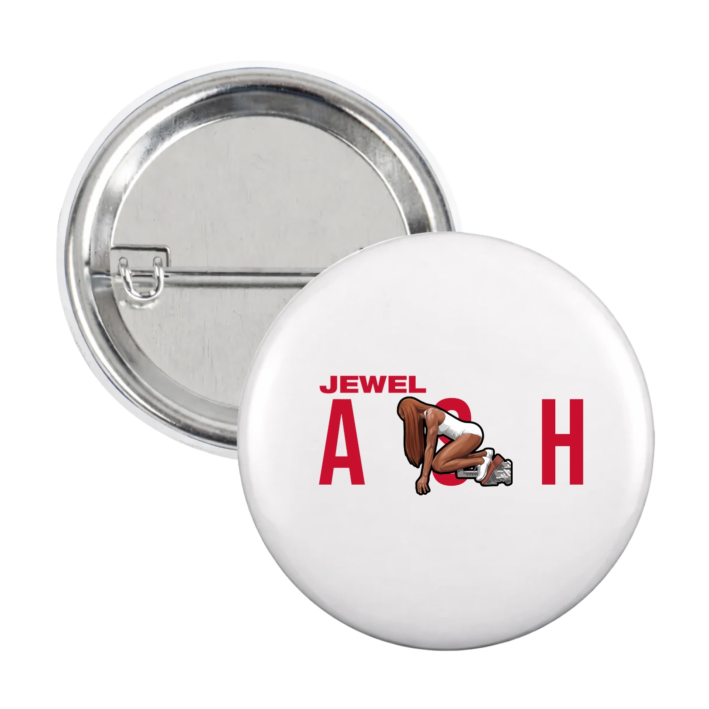 Game Day Button — Player Name in White