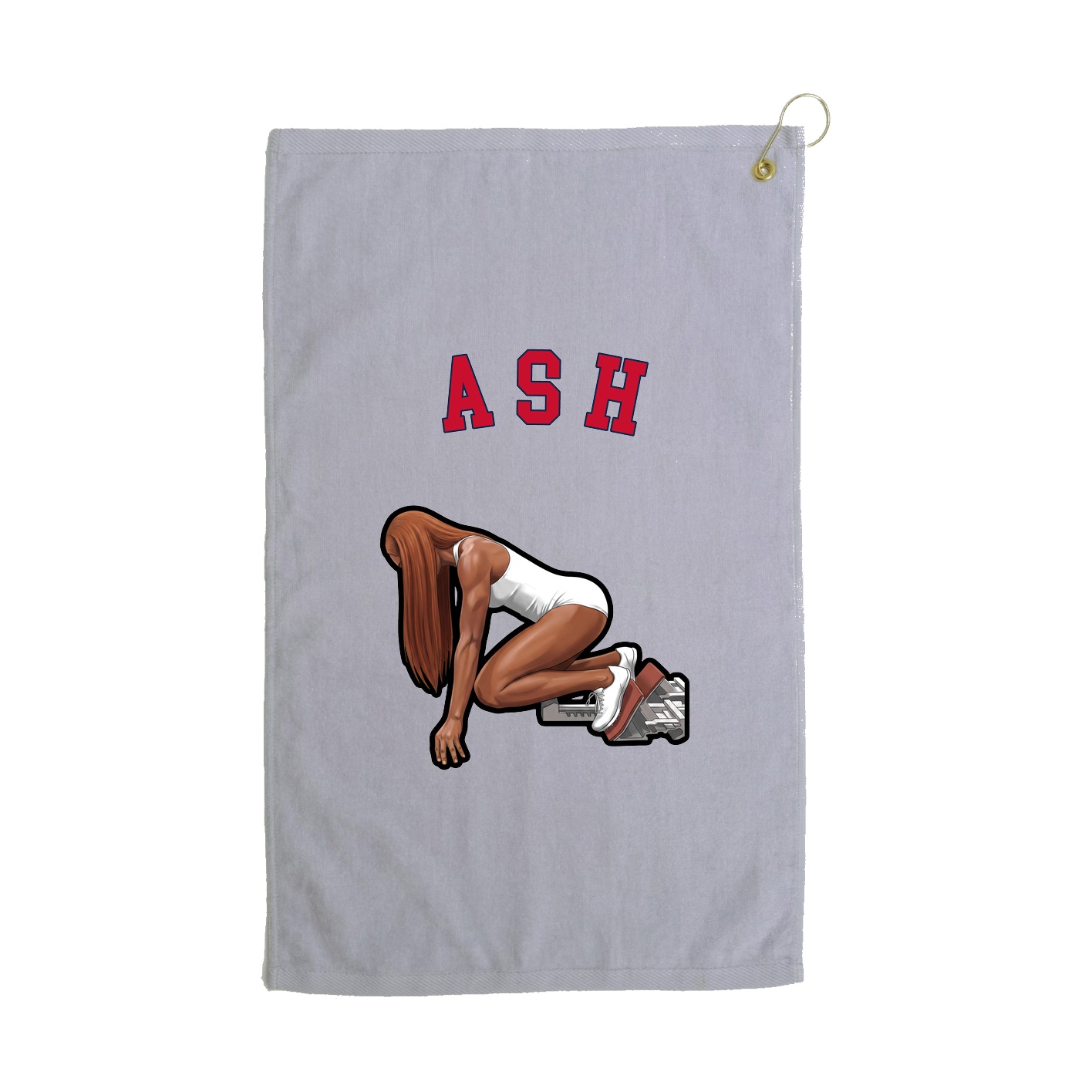 Golf Towel — Shirsey Arch in Grey