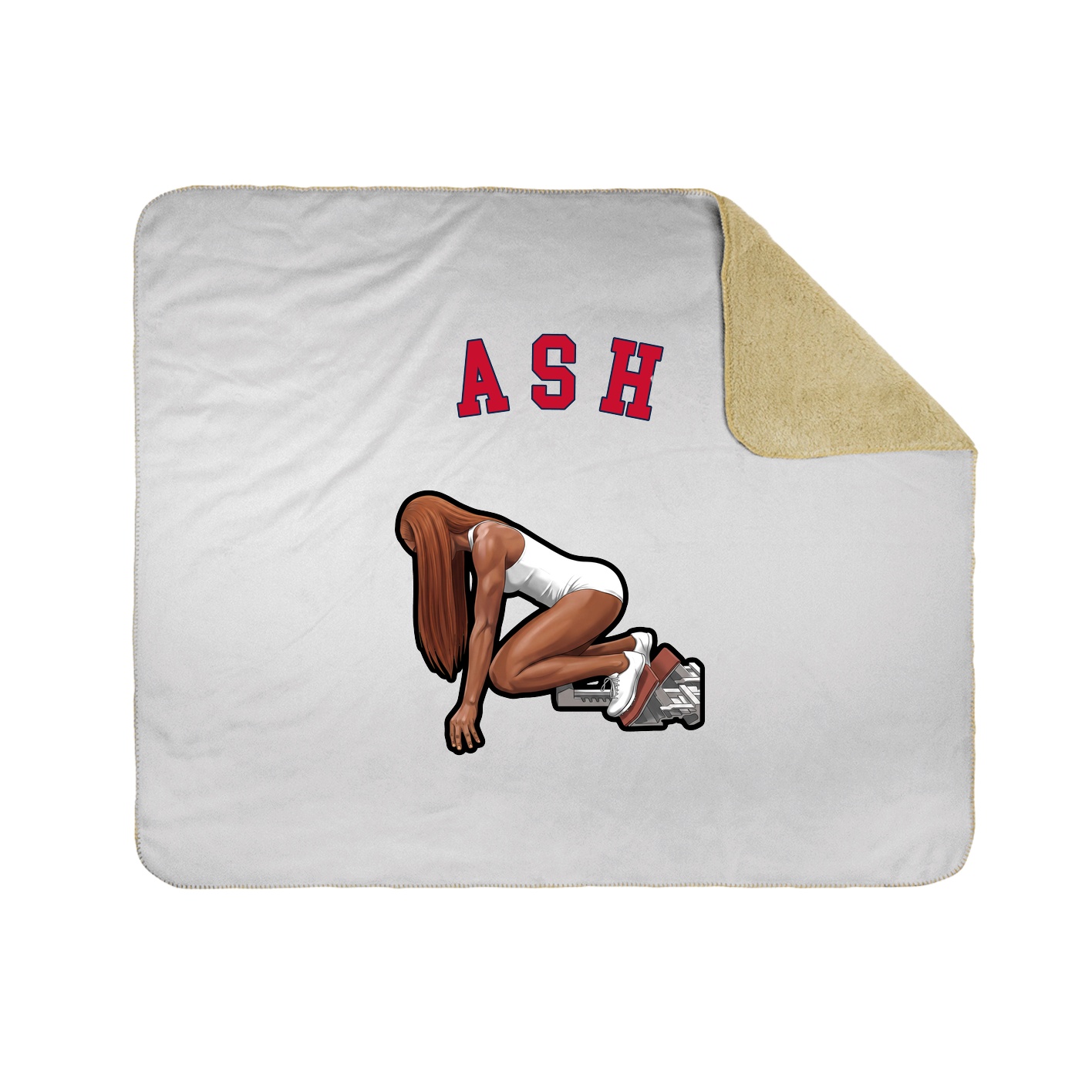 Throw Blanket — Shirsey Arch in White