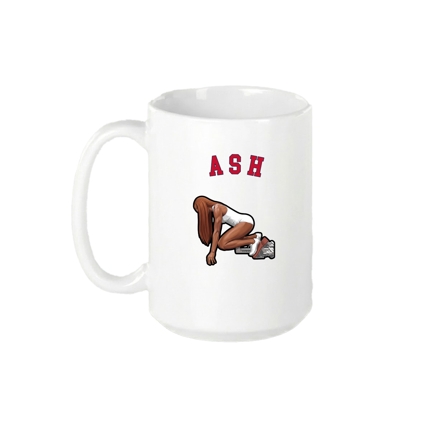 15oz Coffee Mug — Shirsey Arch in White