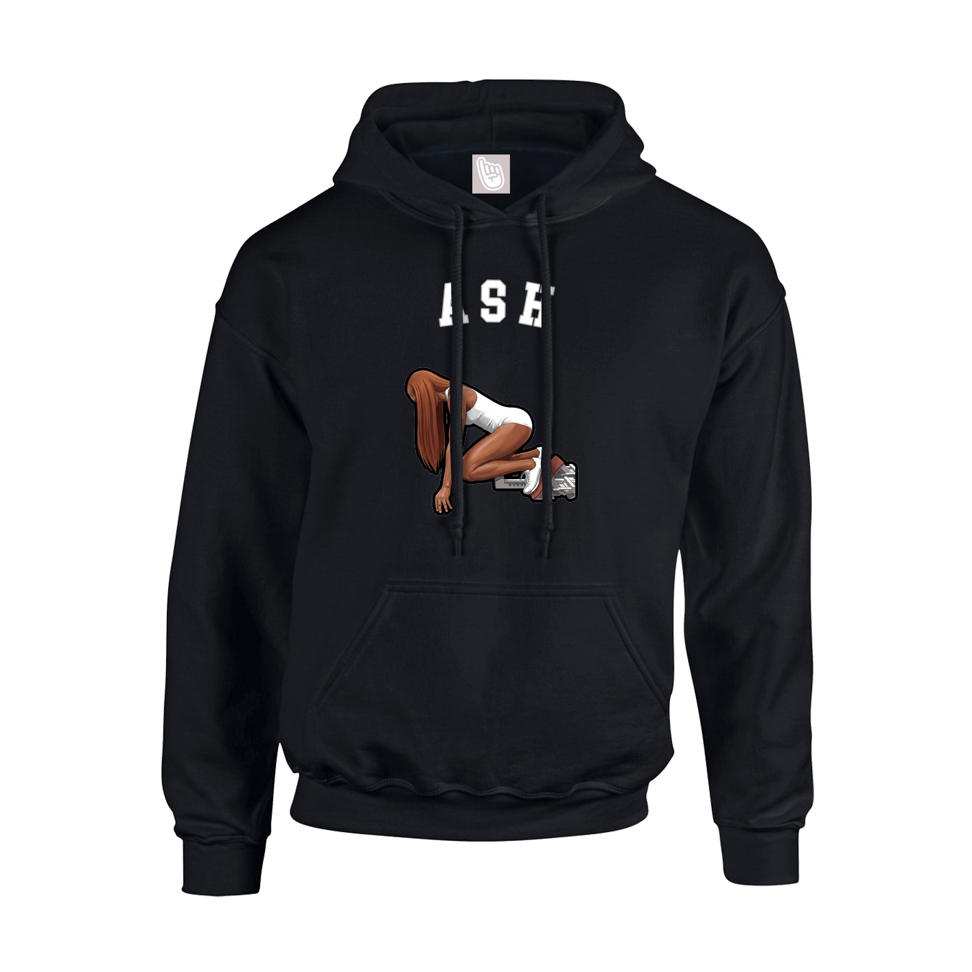 Youth Hoodie — Shirsey Arch in Black