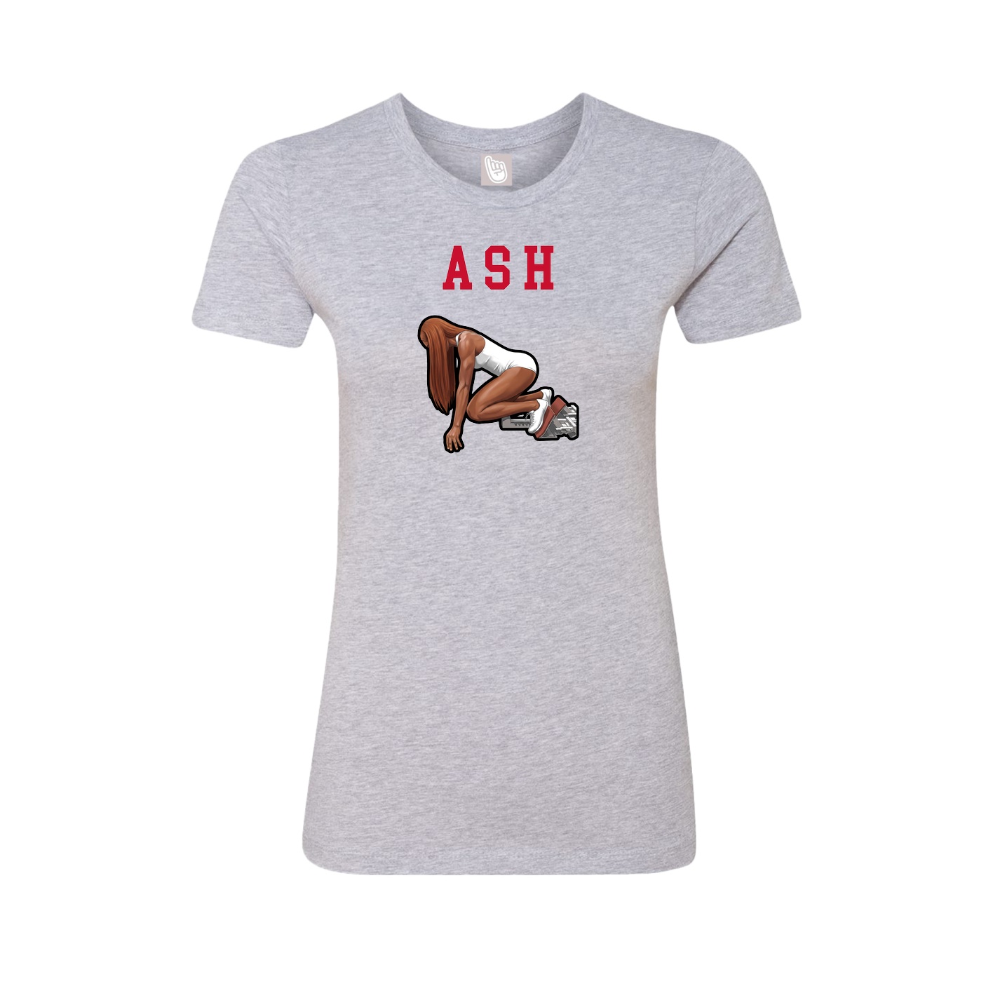 Fitted Women's Tee — Shirsey in Grey