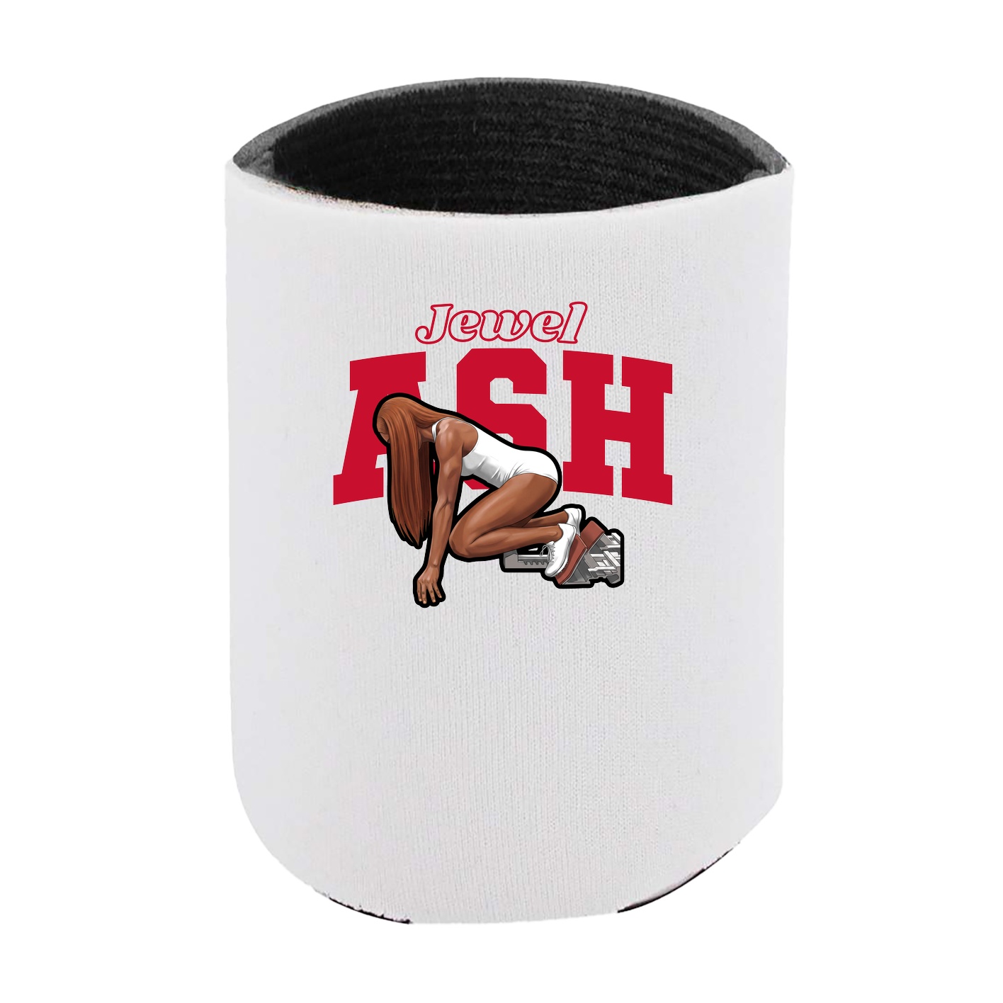 Can Holder — Name Arch in White