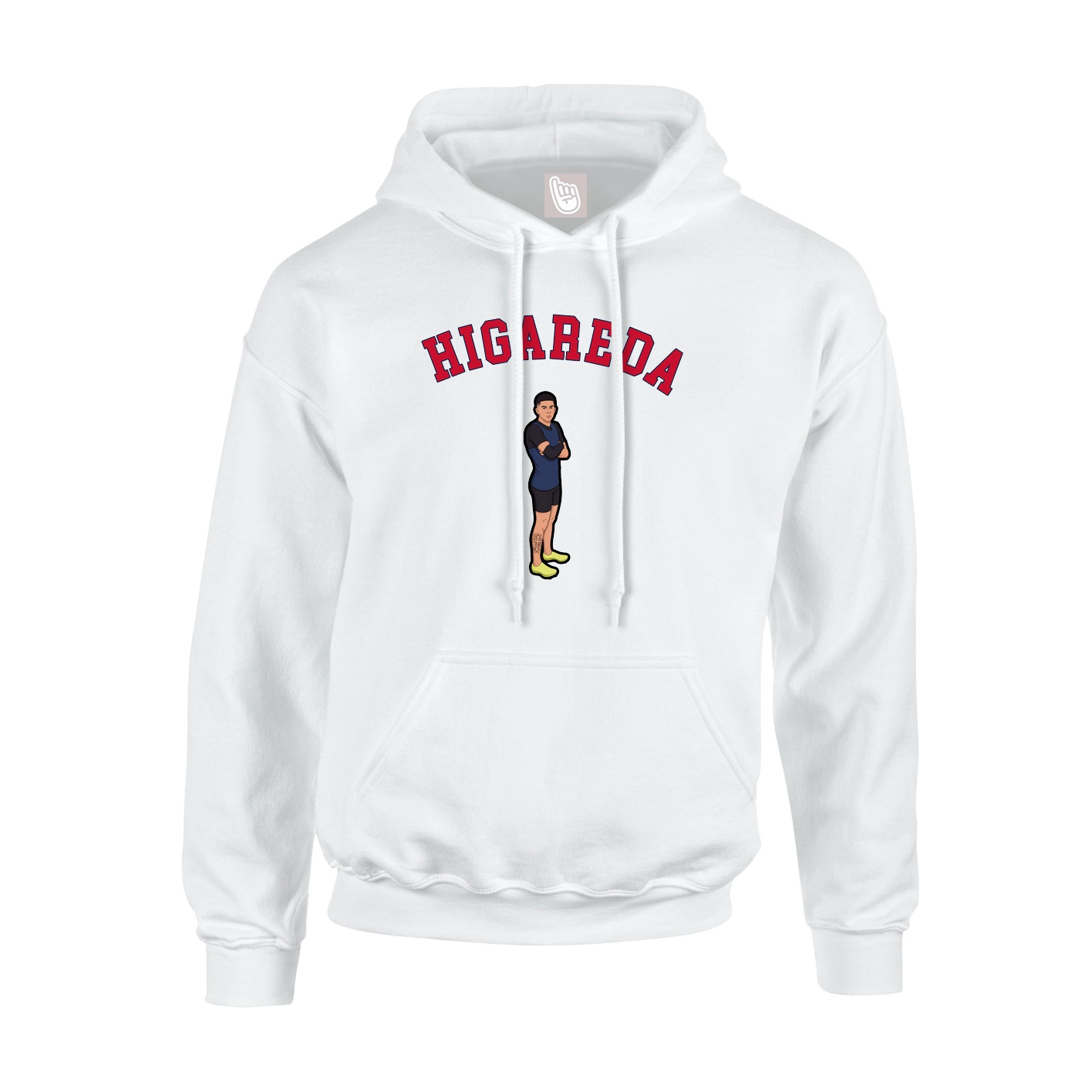 Hoodie — Shirsey Arch in White