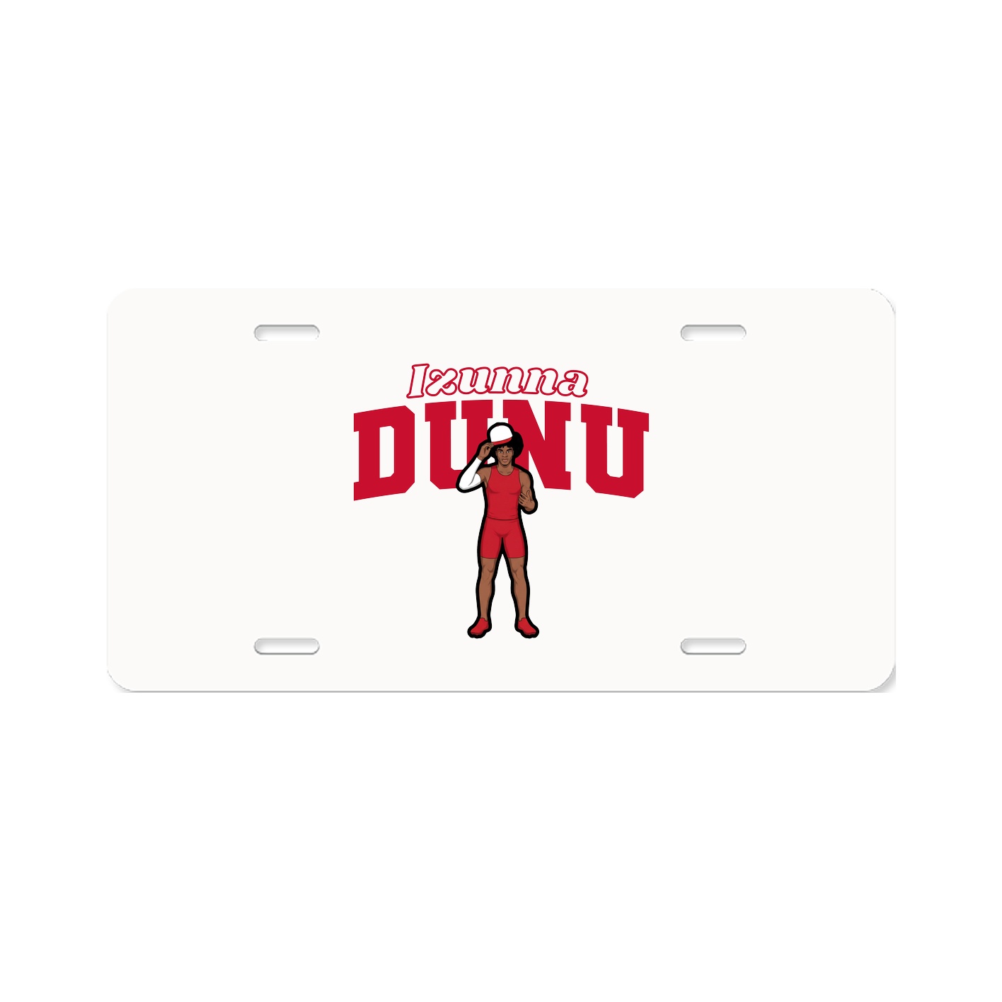 License Plate — Name Arch in Classic