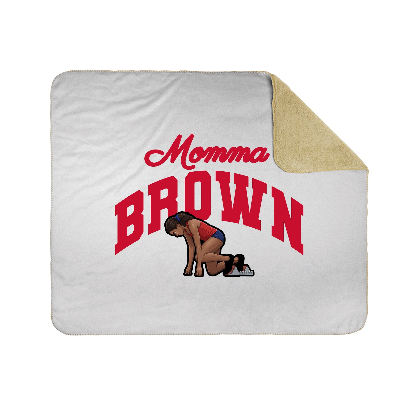 Throw Blanket — Mothers Day Arch in White