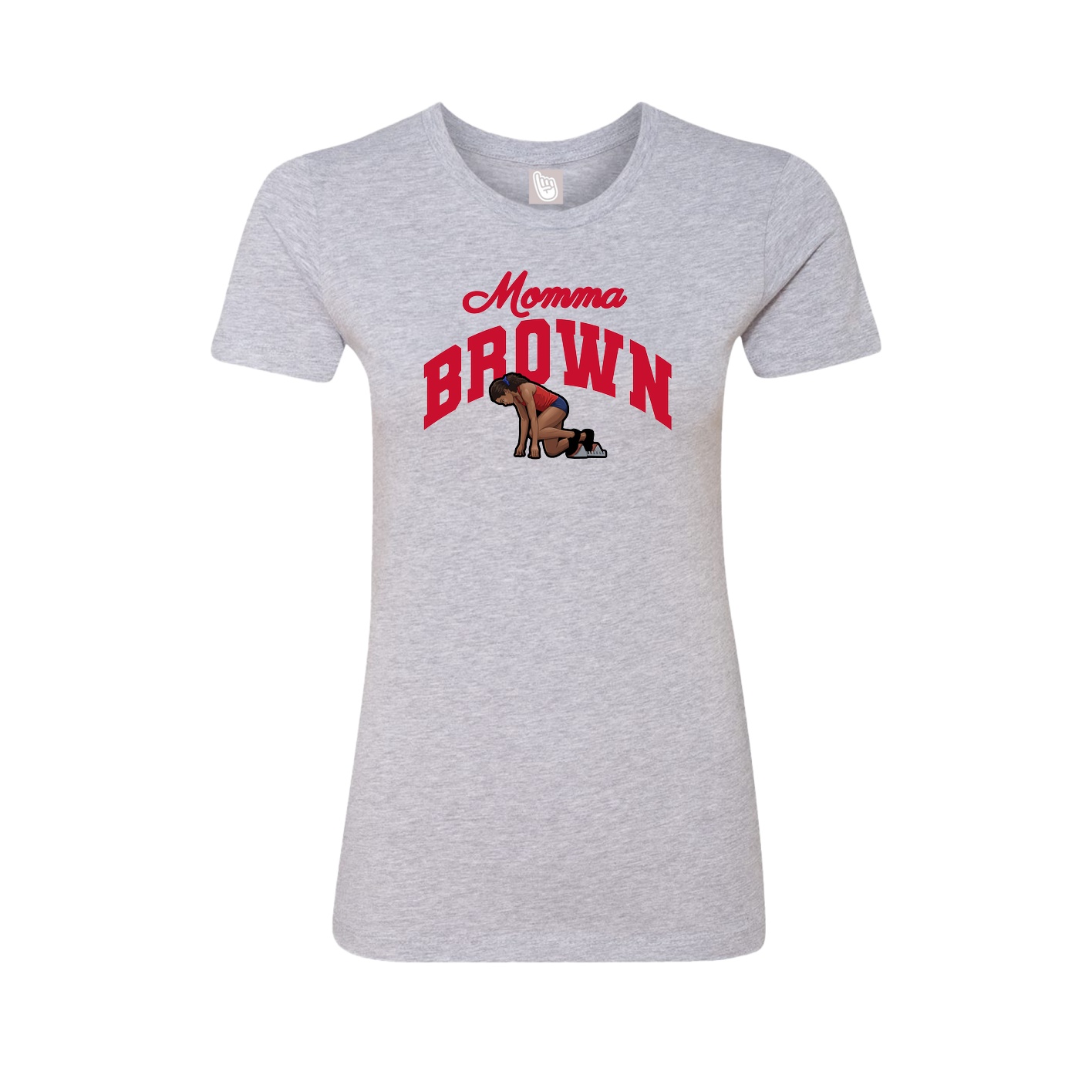 Womens Tee — Mothers Day Arch in Grey