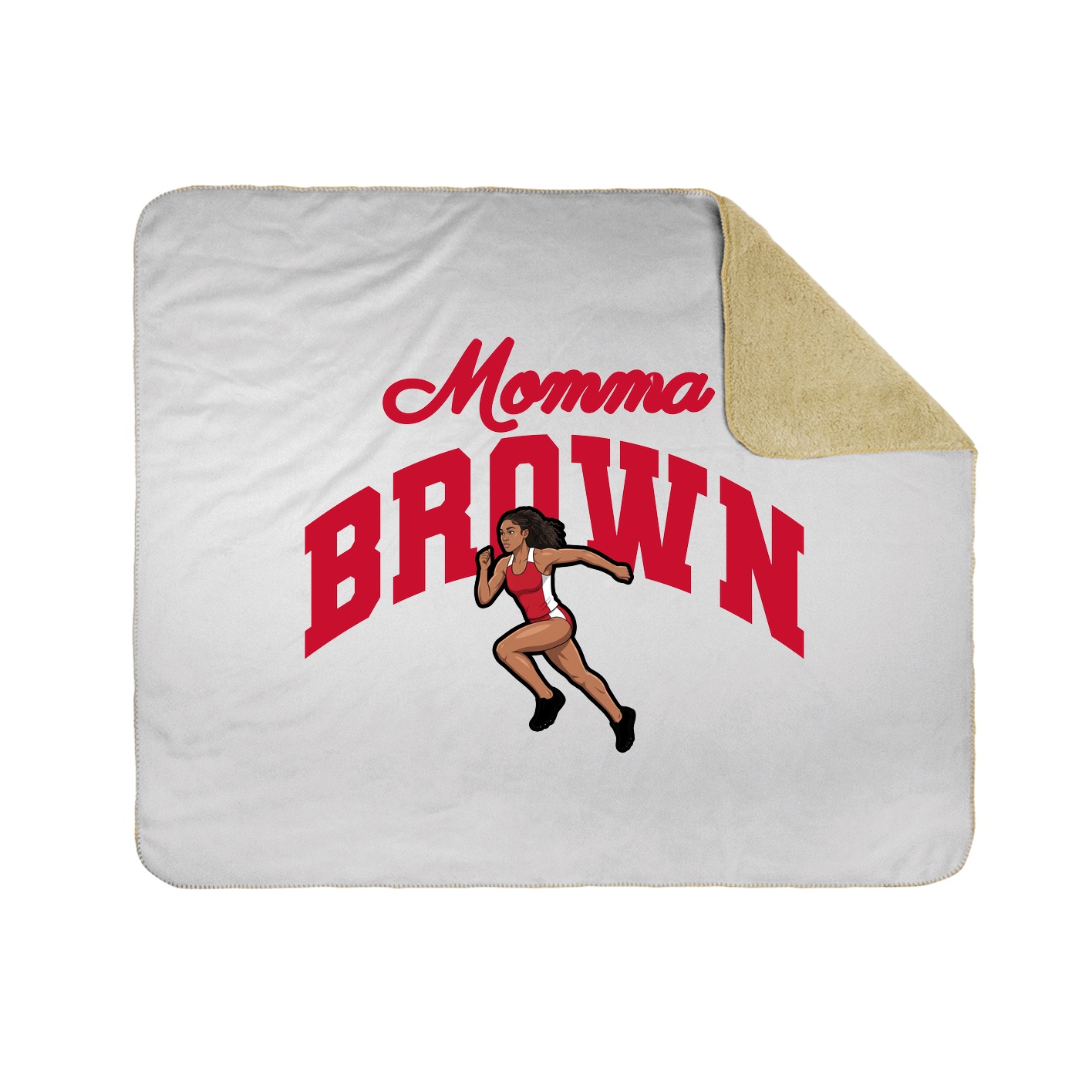 Throw Blanket — Mothers Day Arch in White