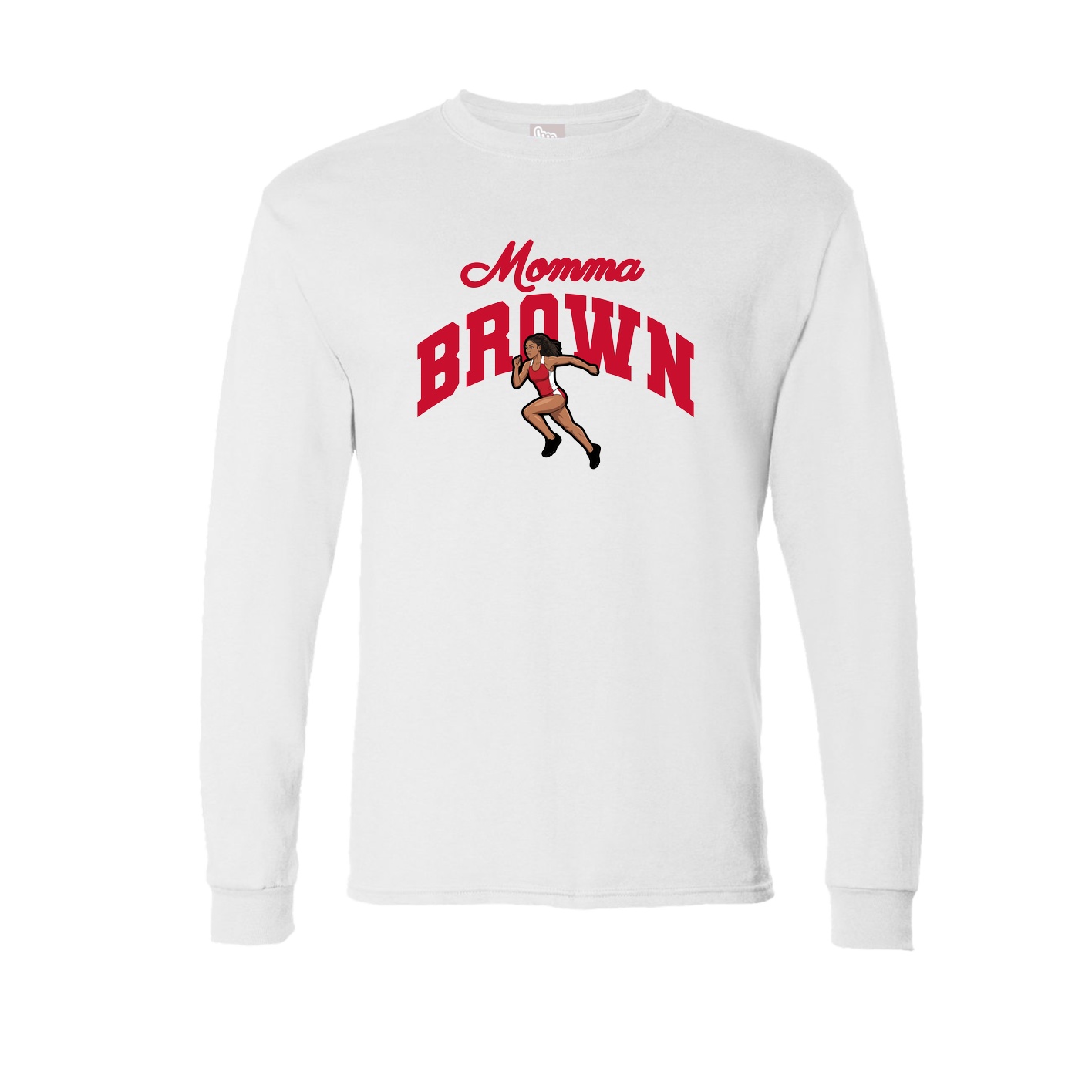 Long Sleeve Tee — Mothers Day Arch in White