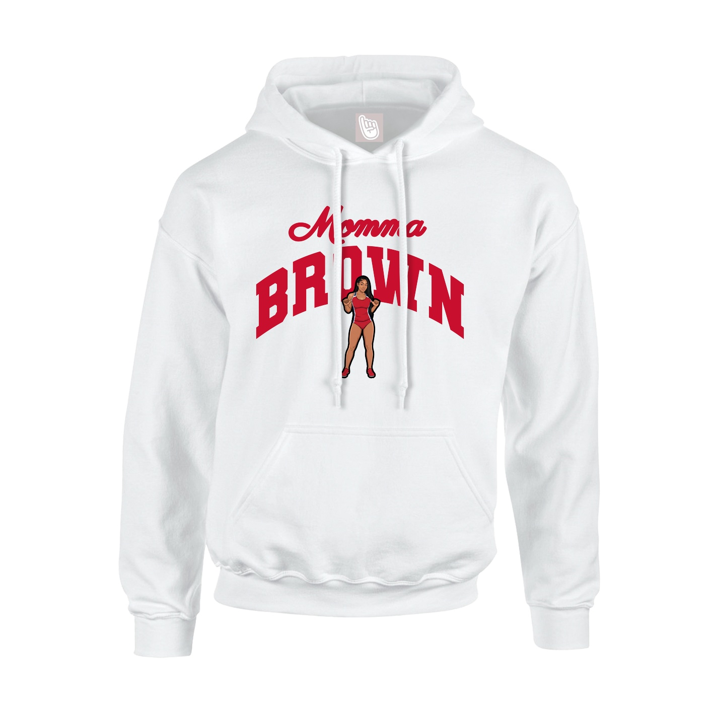 Youth Hoodie — Mothers Day Arch in White