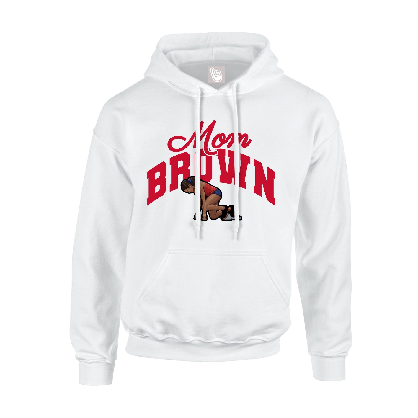 Hoodie — Mothers Day Arch in White