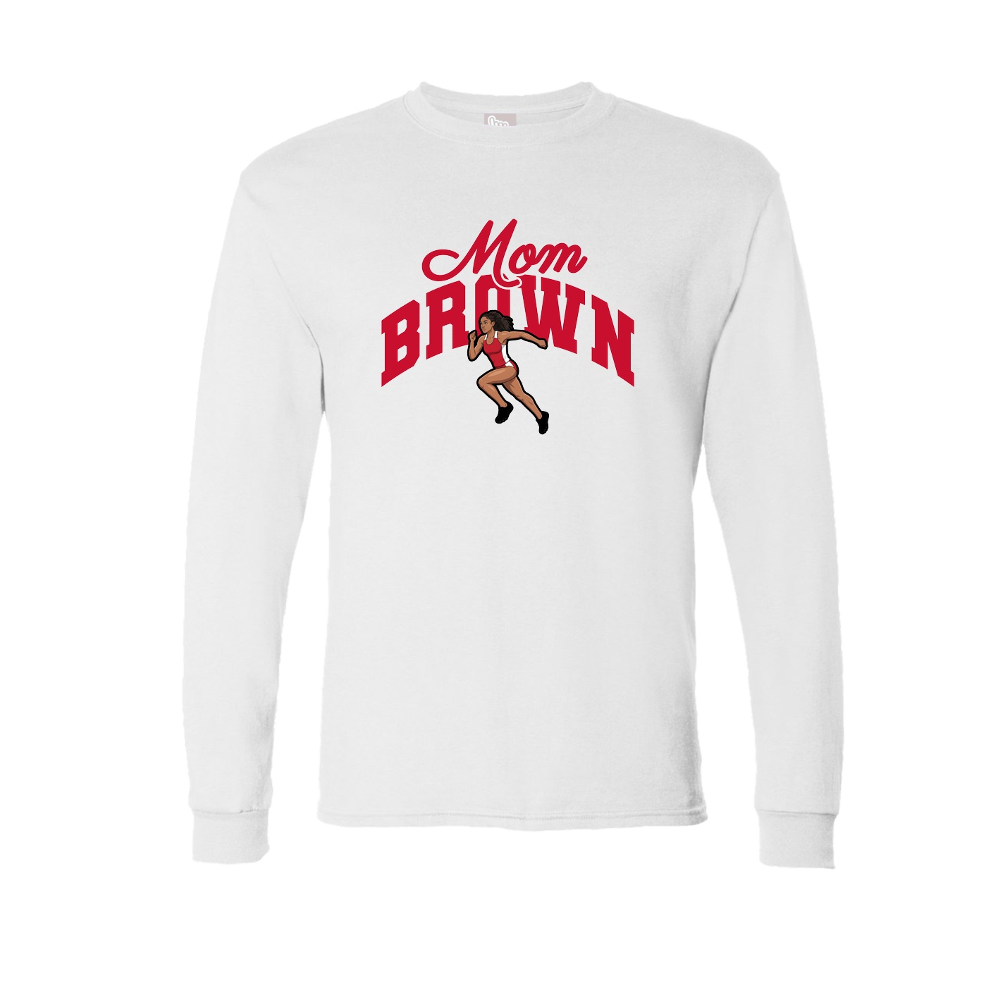 Long Sleeve Tee — Mothers Day Arch in White