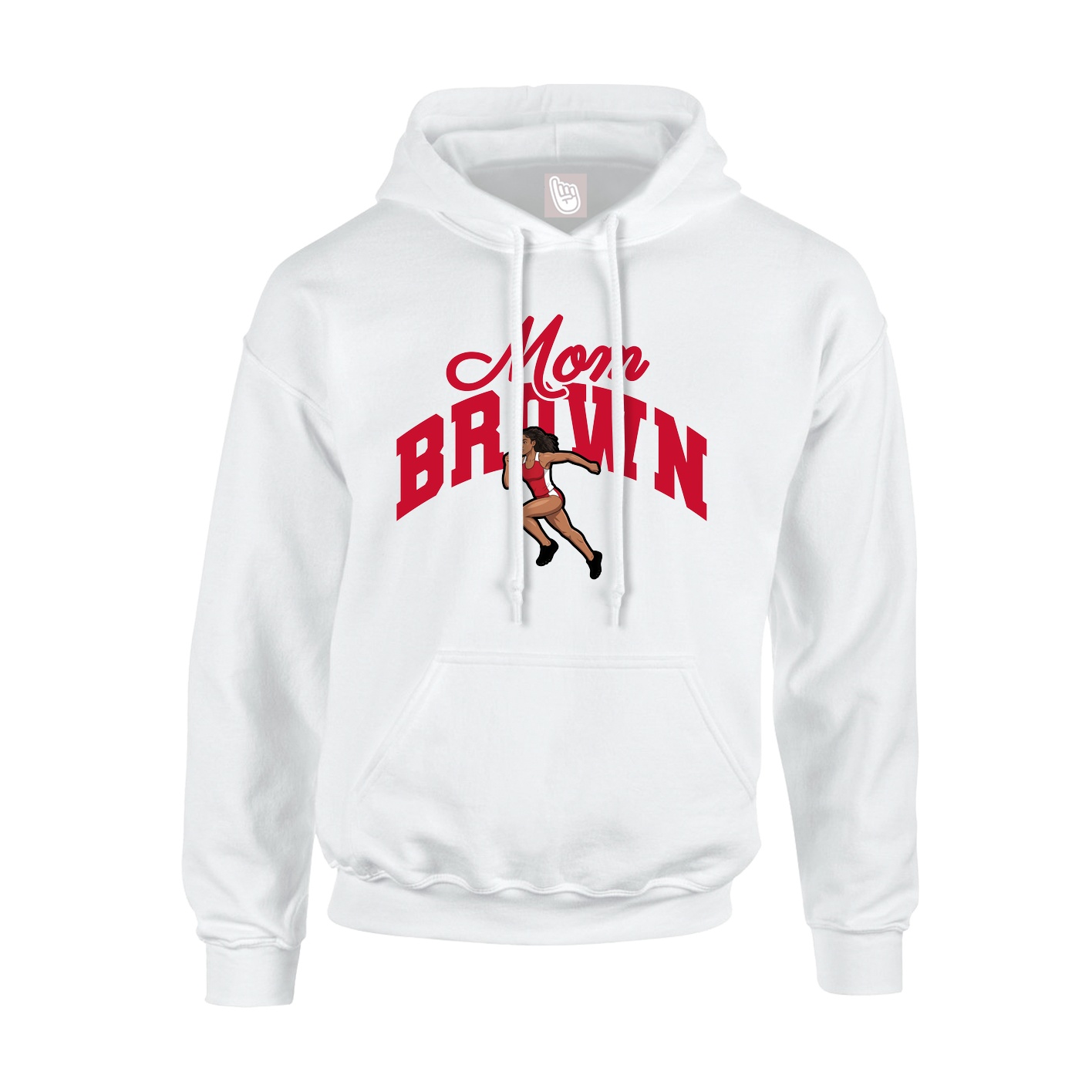 Youth Hoodie — Mothers Day Arch in White