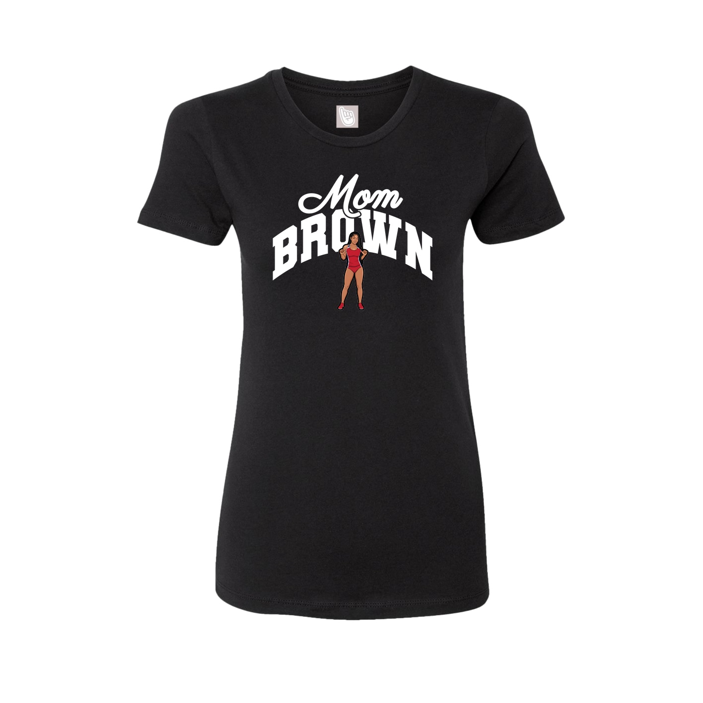 Womens Tee — Mothers Day Arch in Black